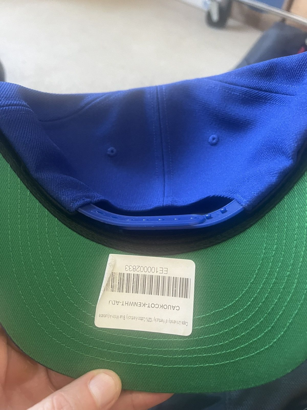 Eric Emanuel Eric Emanuel Kentucky wildcats blue snapback hat Size ONE SIZE - 2 Thumbnail