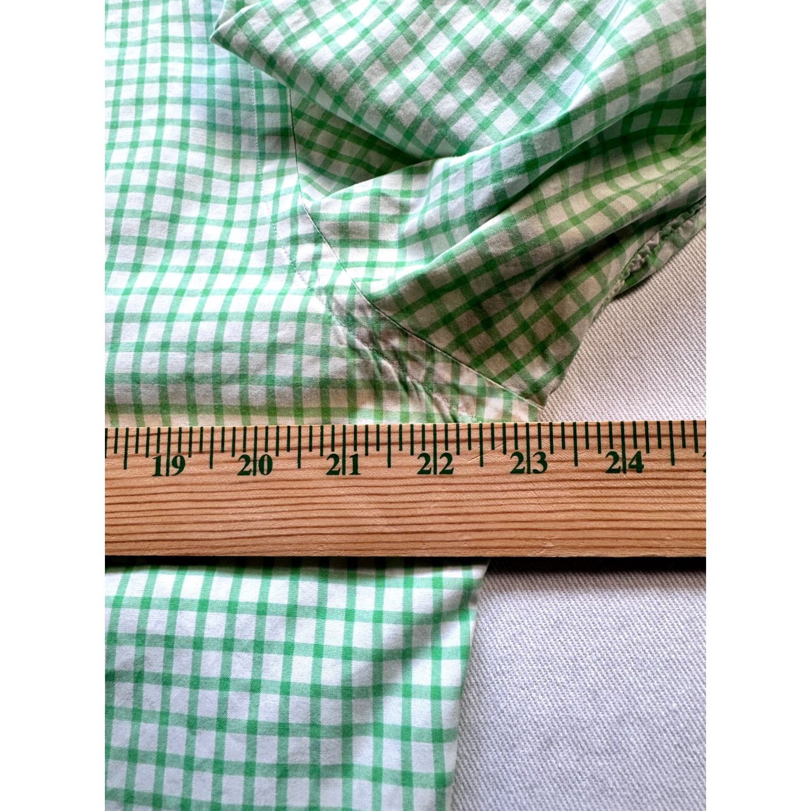 Ralph Lauren Ralph Lauren Long Sleeve Button Up Mens Large Green Check Shirt Cotton 2124 Size US L / EU 52-54 / 3 - 4 Thumbnail