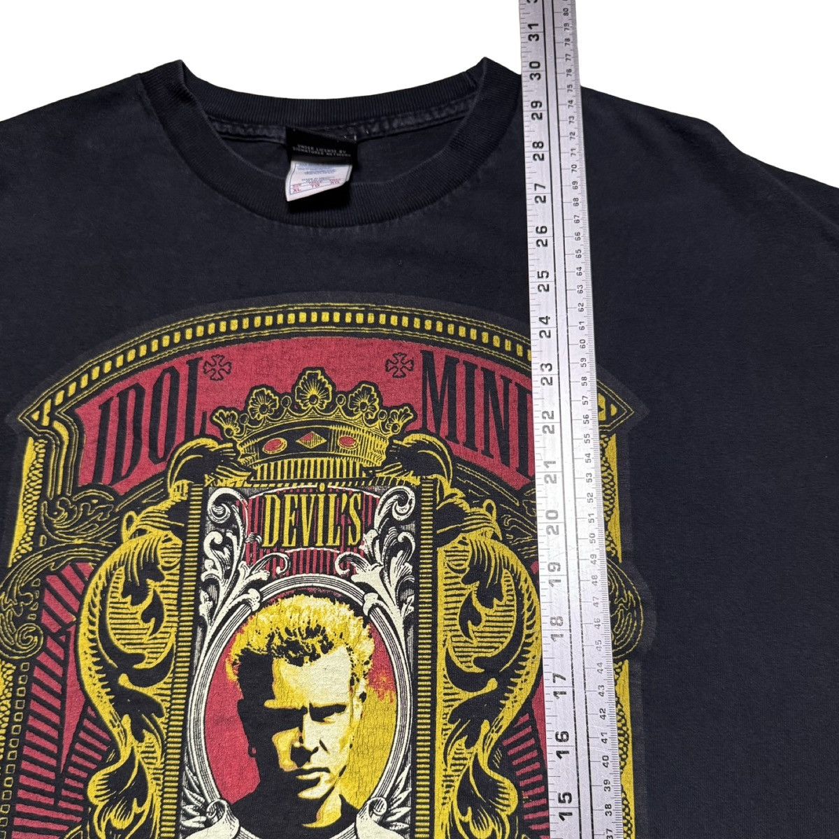 Other Billy Idol T-Shirt Men XL Black Devils Playground Tour Size US XL / EU 56 / 4 - 5 Thumbnail