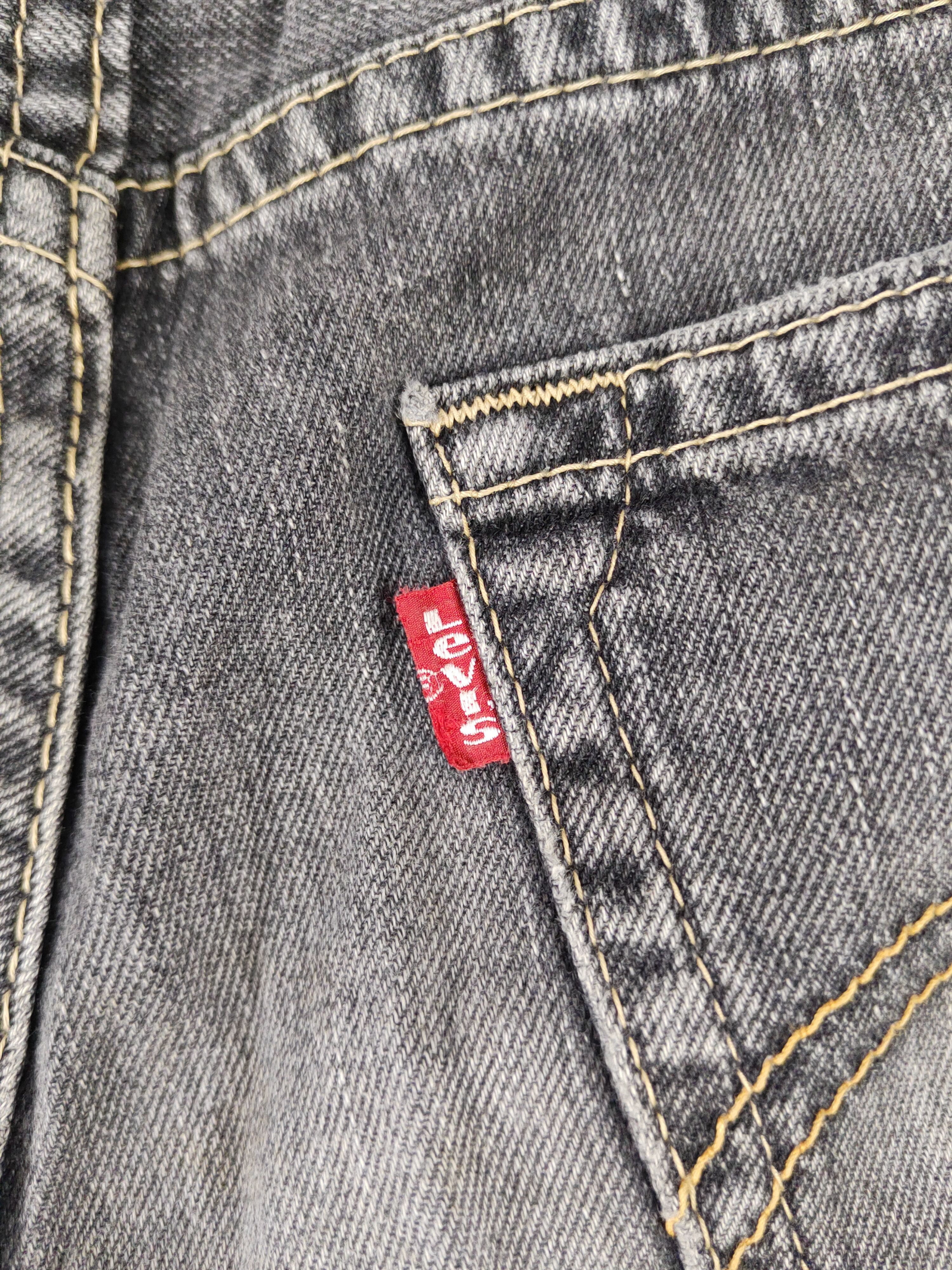 Levi's 902 Levi's Black Distressed Ripped denim Jeans #W1487 Size US 32 / EU 48 - 10 Thumbnail
