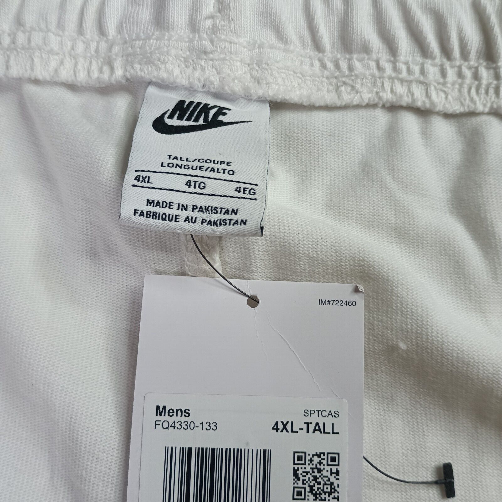 Nike Nike Club Fleece Knit Joggers Men’s 4XLT Big &Tall Cream Size US 44 / EU 60 - 5 Thumbnail
