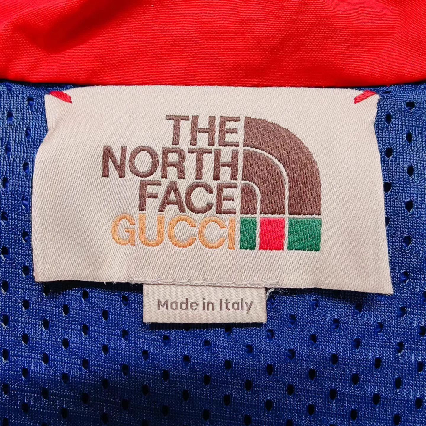 Gucci Gucci x The North Face red and blue color-blocked jacket Size US XS / EU 42 / 0 - 3 Thumbnail