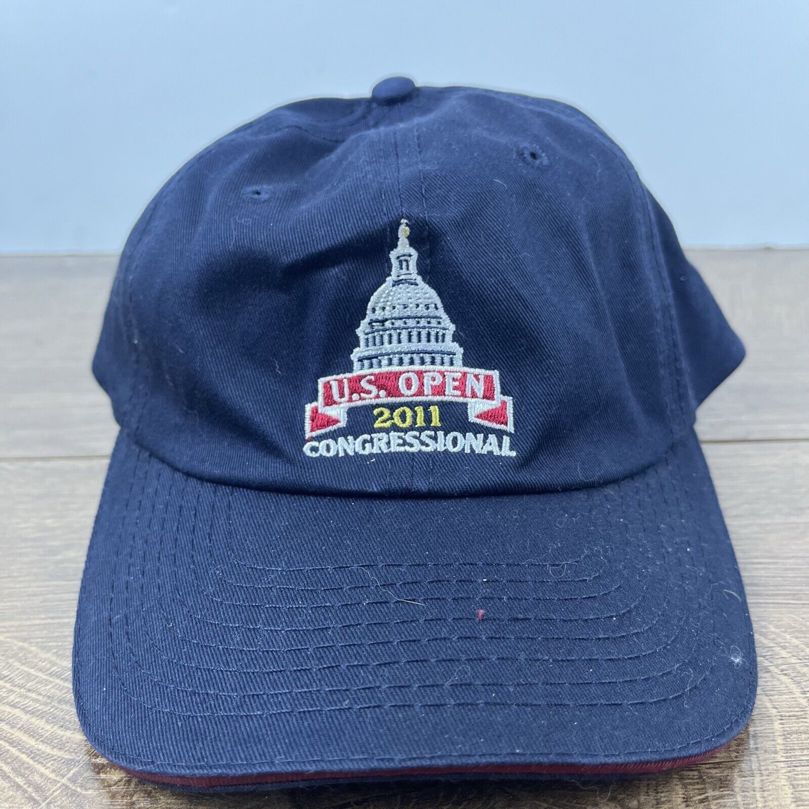 Other 2011 Congrssional US Open Hat Blue Adjustable Hat Blue Adult Size ONE SIZE - 3 Thumbnail