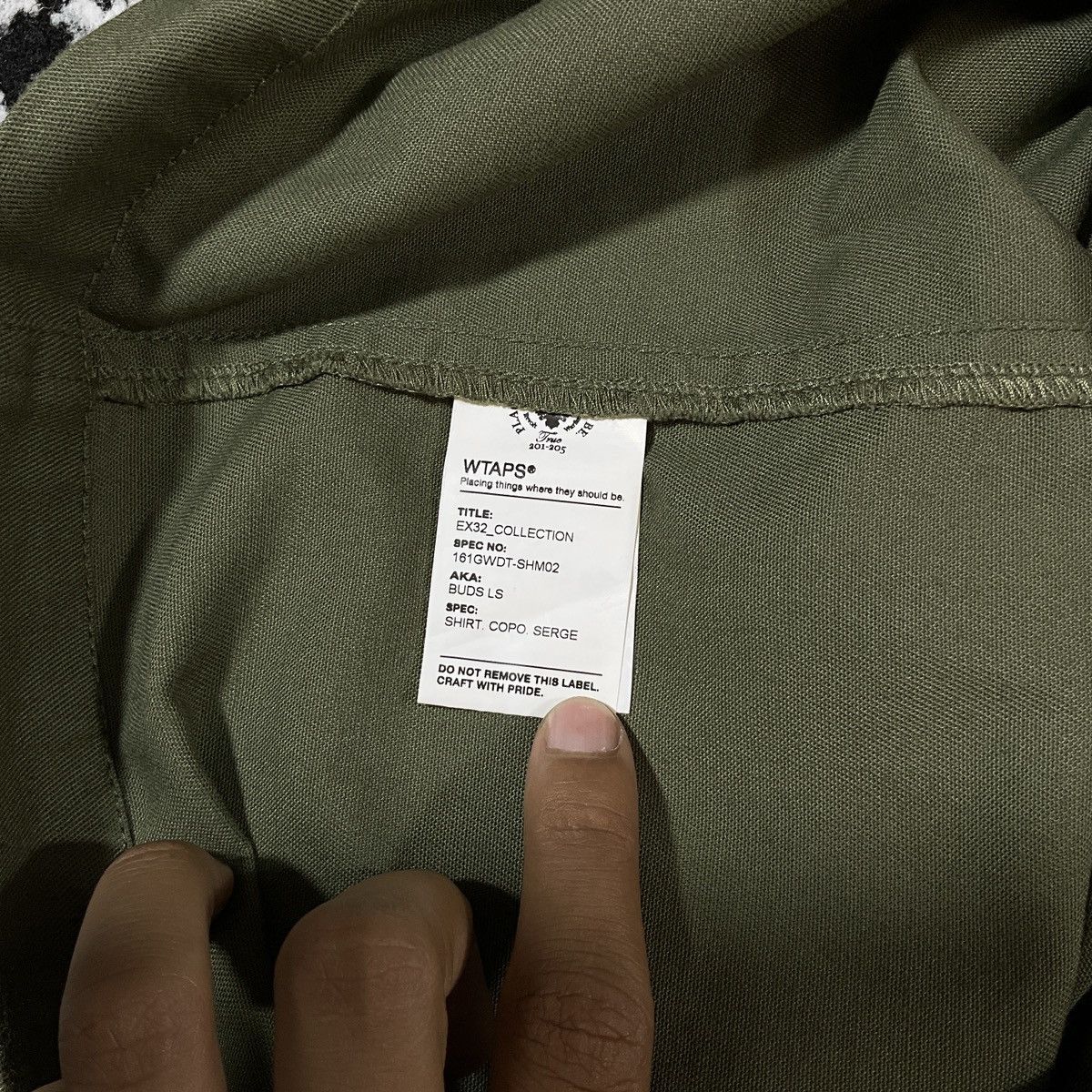 Wtaps WTAPS BUDS L/S SHIRT. COPO. SERGE 2016 ( RARE ) Size US XL / EU 56 / 4 - 7 Thumbnail