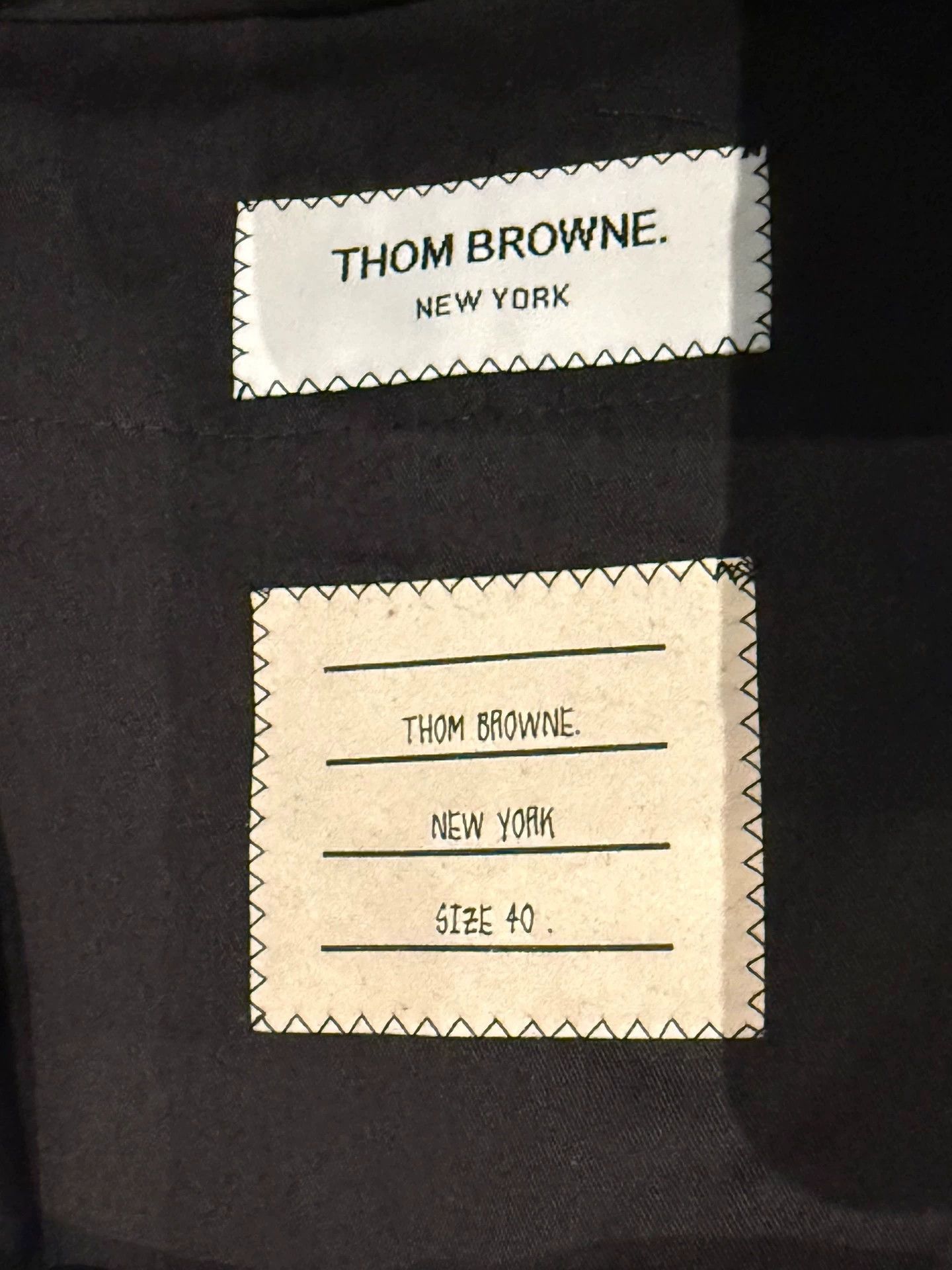Thom Browne TB Navy Gold Button Wool Slim Fit Trousers Size40 Size 27" / US 4 / IT 40 - 5 Thumbnail