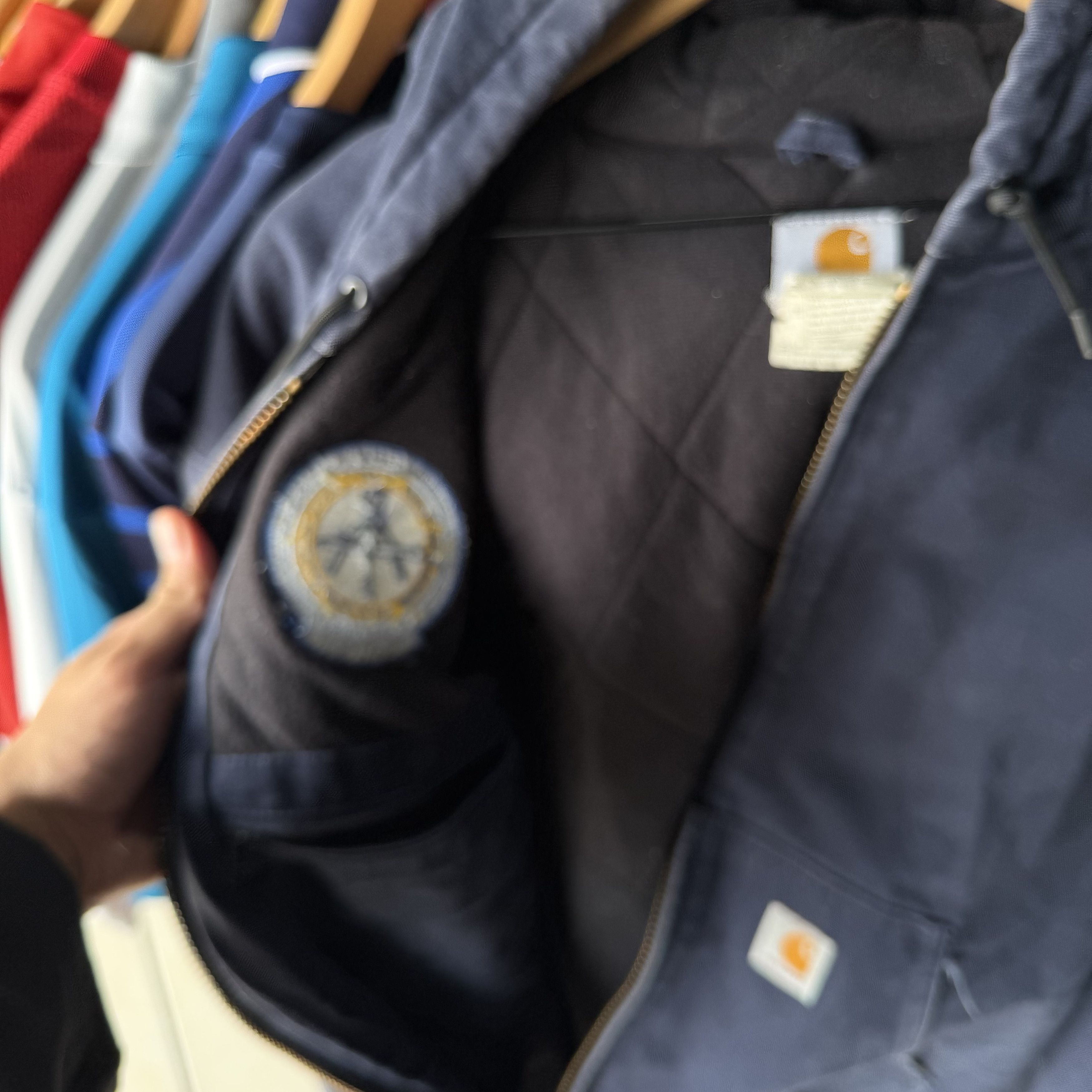 Carhartt Vtg Carhartt J140 DNY Jacket Mens Coat Workwear Quilt Lined Size US XL / EU 56 / 4 - 9 Thumbnail