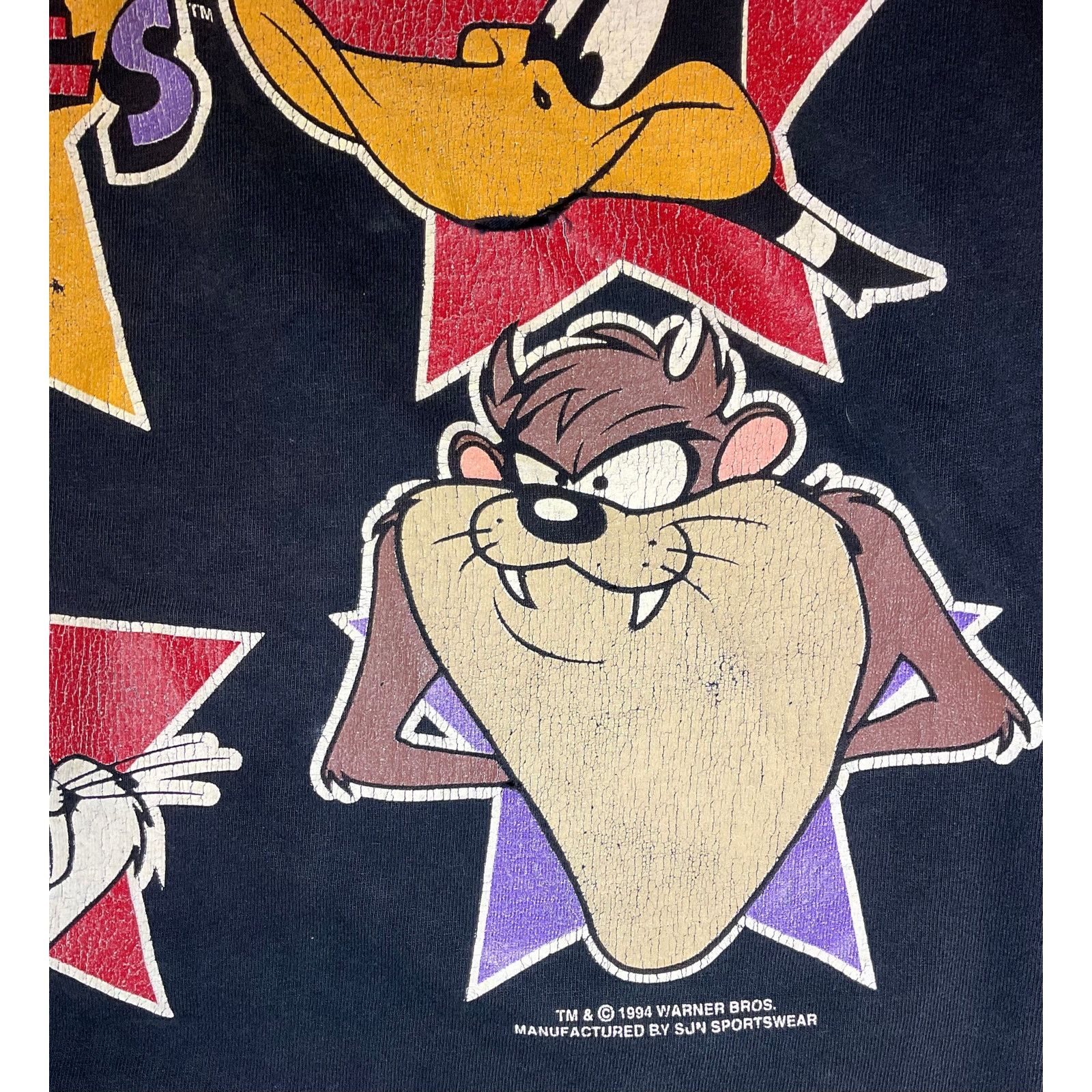 Other 🌀 Vintage 1994 Taz x Looney Tunes Tee (XL) Size US XL / EU 56 / 4 - 4 Thumbnail