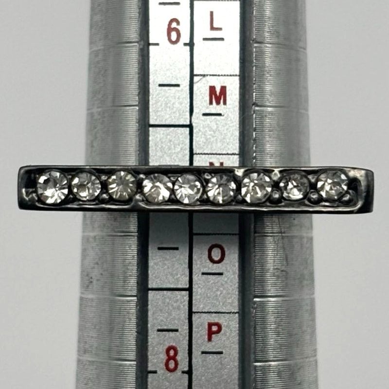 Other Silver Crystal Archway Ring Size ONE SIZE - 5 Thumbnail