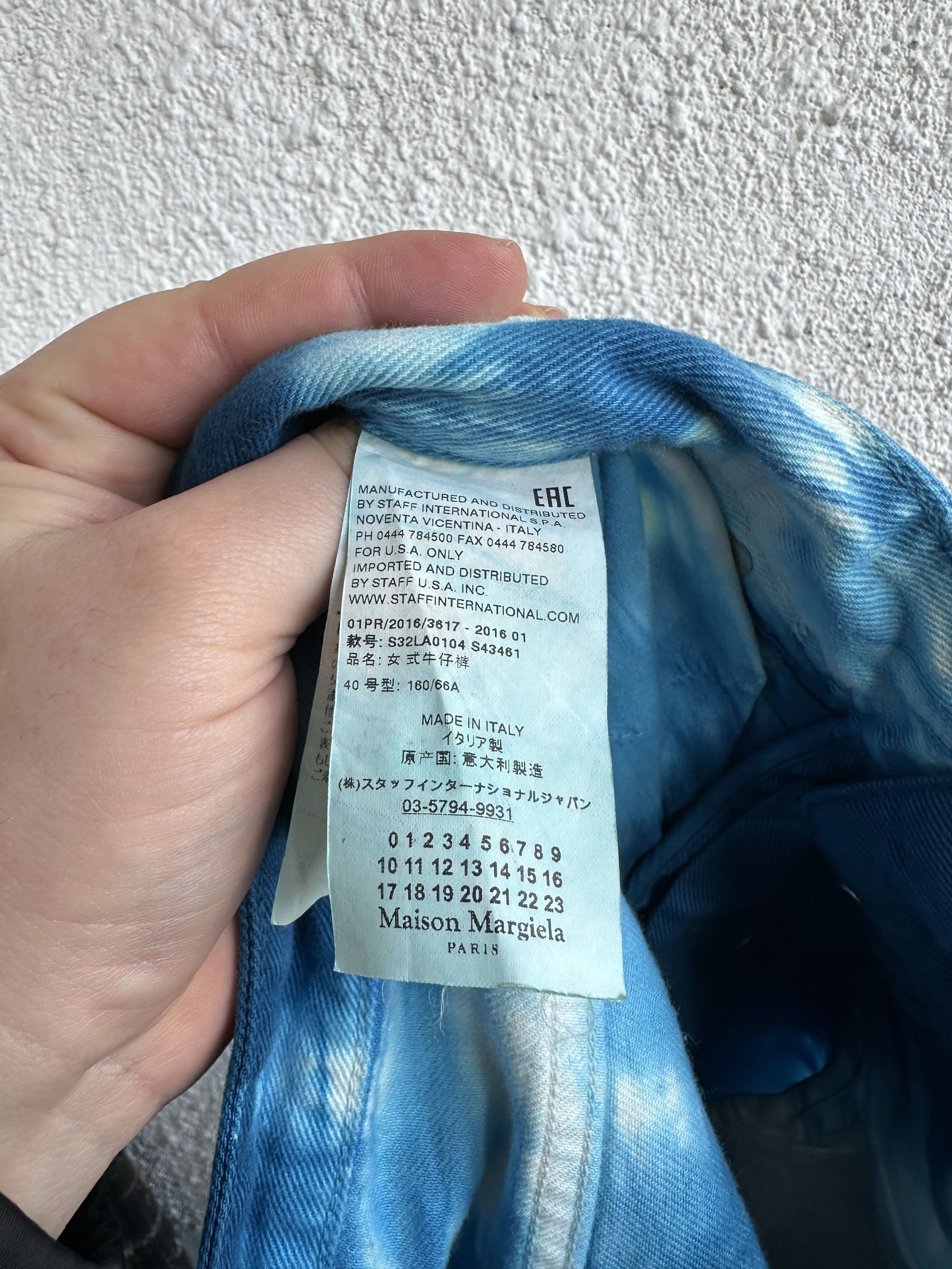 Maison Margiela tie dye jeans Size US 29 - 6 Thumbnail