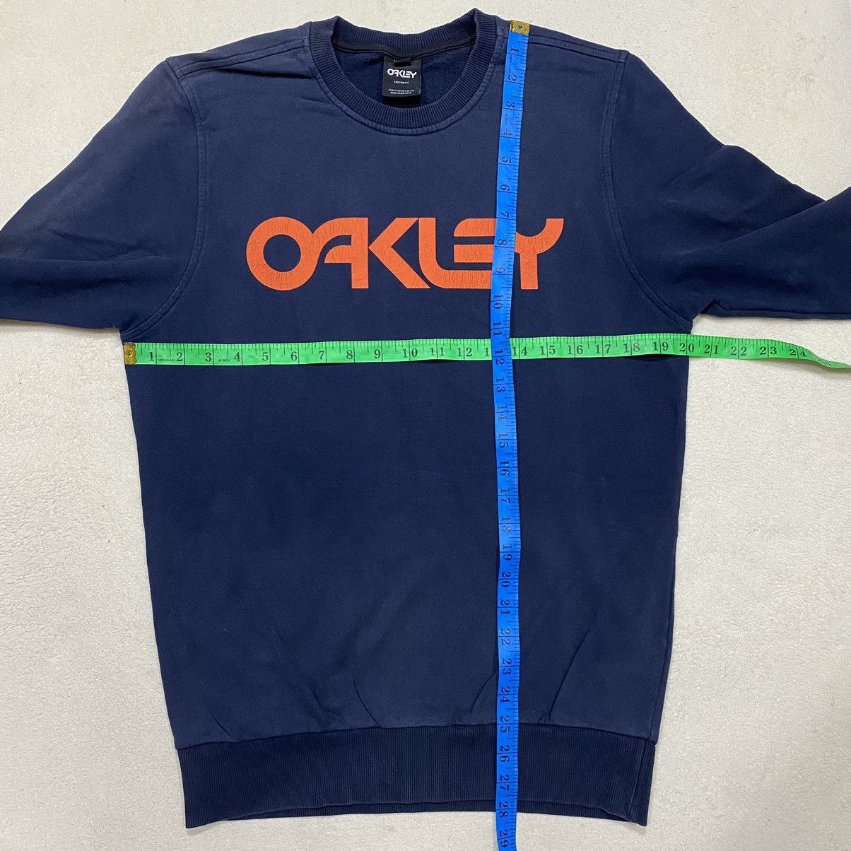 Japanese Brand × Oakley Sunfaded OAKLEY Big Spellout Sweatshirt Size US M / EU 48-50 / 2 - 15 Thumbnail