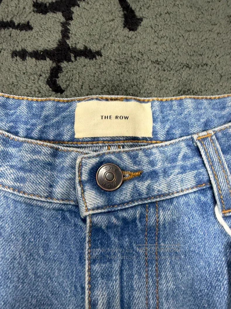 The Row The Row size 28 Washed Wide Leg Blue Jeans Size US 28 / EU 44 - 2 Thumbnail