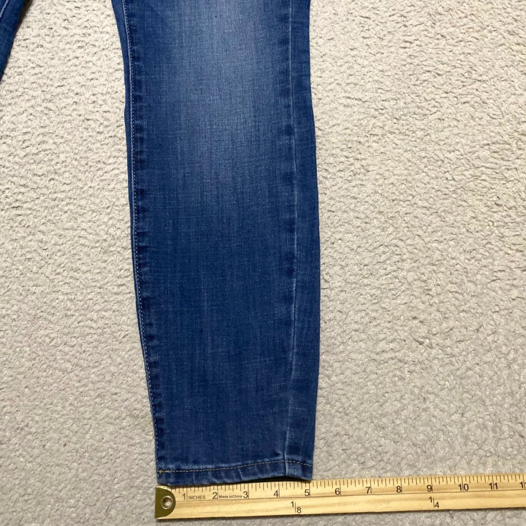 Lucky Brand Lucky Brand Womens 8 Jeans Blue Denim Medium Wash Ava Mid Rise Skinny Leg Size 30" / US 8 / IT 44 - 5 Thumbnail