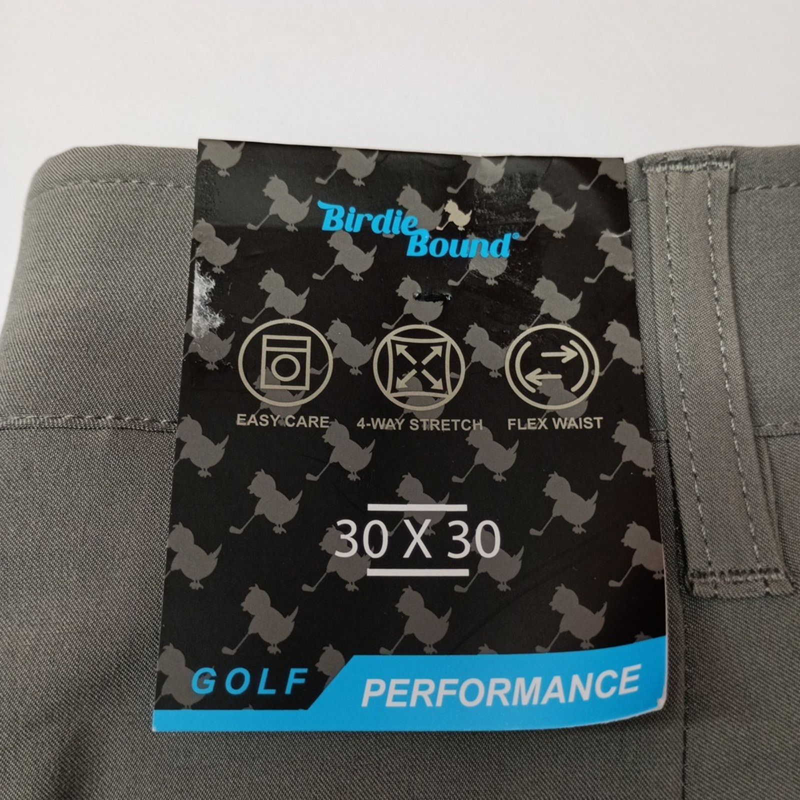 Other Birdie Bound Golf Pants Men's Size 30x30 Gray Flex Straight Size US 30 / EU 46 - 2 Thumbnail