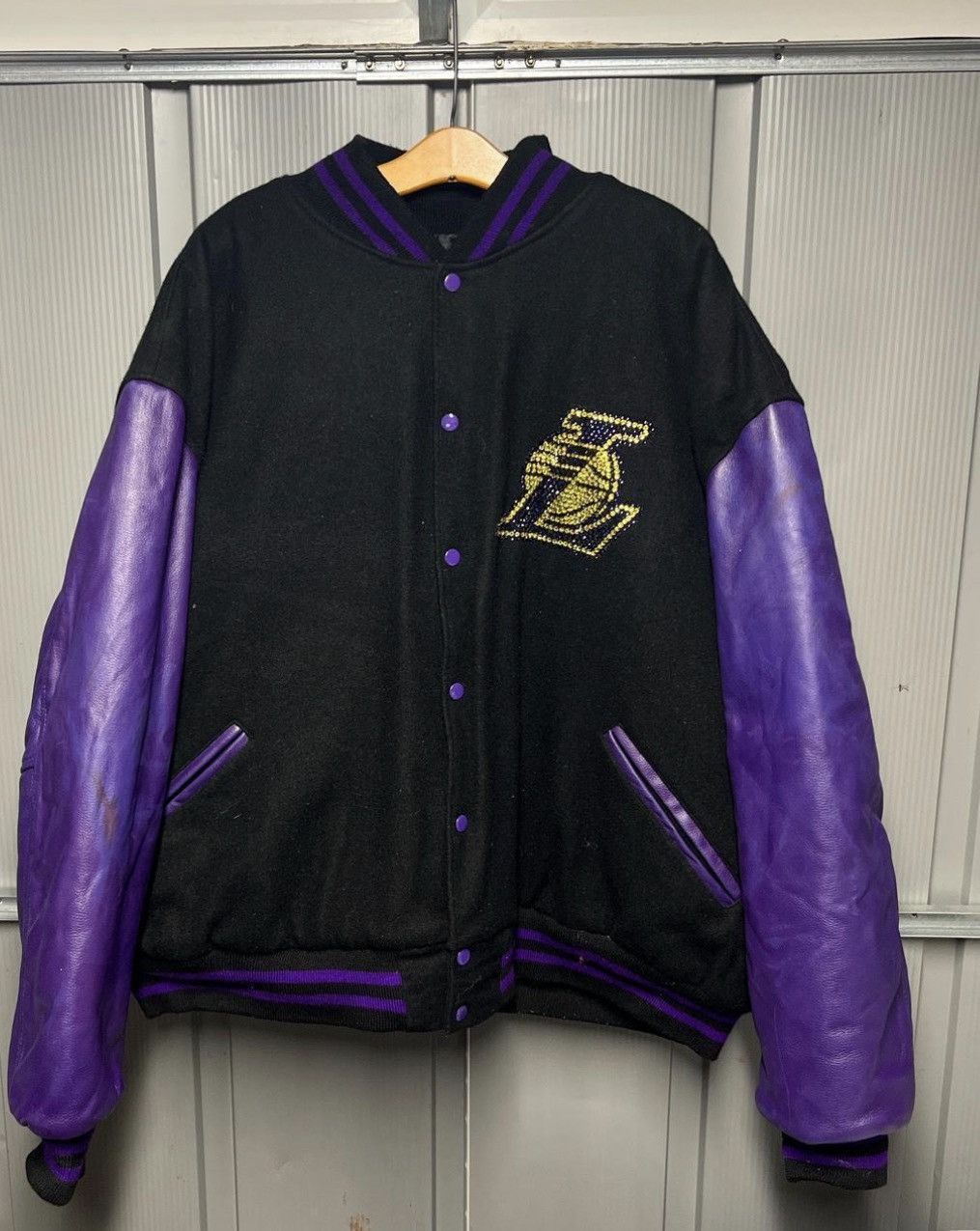 Other Los Angeles Lakers studded bomber varsity jacket Size US XXL / EU 58 / 5 - 1 Thumbnail