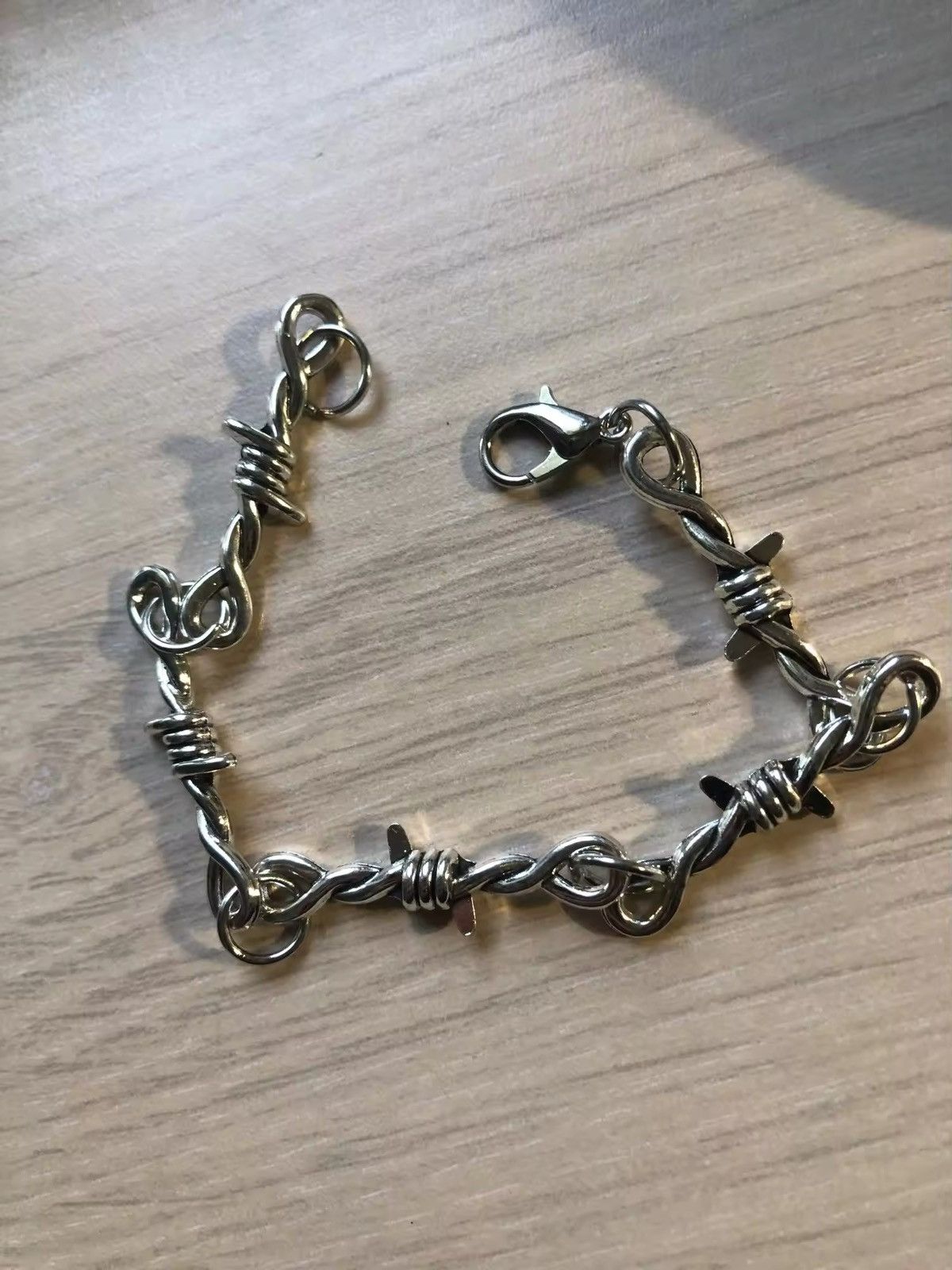 Jewelry Gothic Punk Barbed Wire bracelet Size ONE SIZE - 2 Thumbnail