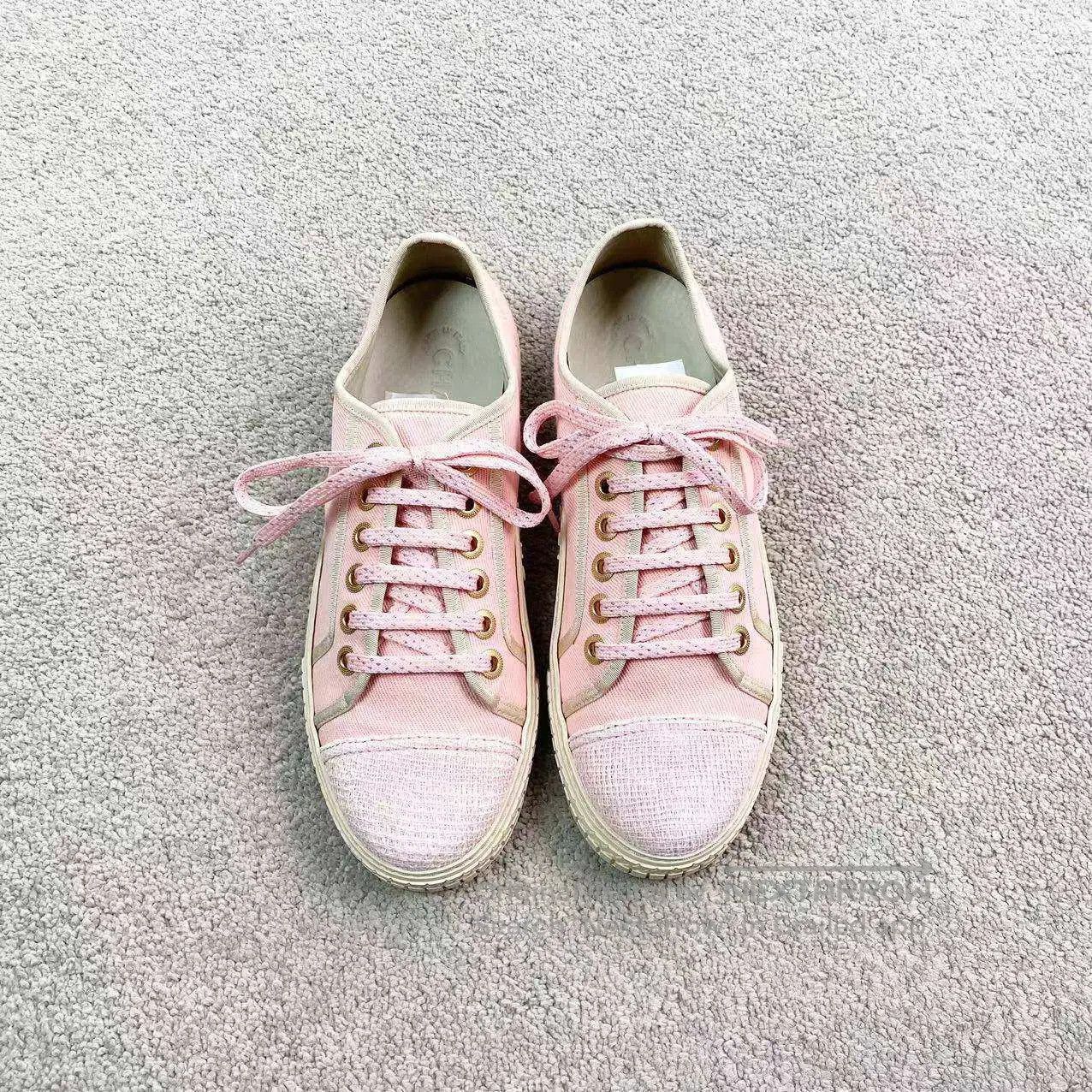 Chanel Chanel Tweed canvas shoes| Size US 8 / IT 38 - 3 Thumbnail