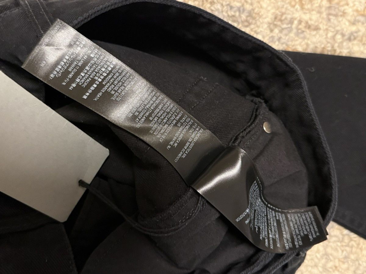 Balenciaga Balenciaga Ripped Hem Black Denim Jeans Size US 29 - 10 Thumbnail