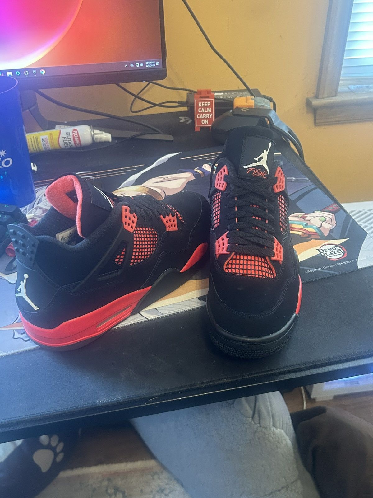 Nike Jordan 4 red thunder BRAND NEW Size US 10.5 / EU 43-44 - 6 Thumbnail