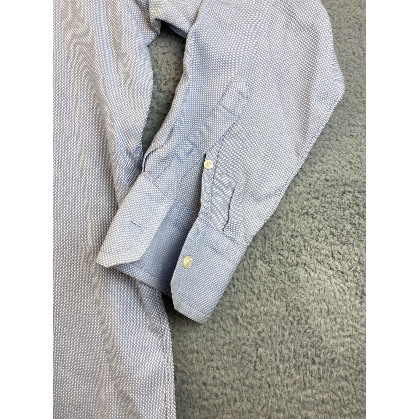 Cremieux Daniel Cremieux Men’s Long Sleeve Button Shirt L Blue Cotton Casual Formal Woven Size US L / EU 52-54 / 3 - 3 Thumbnail