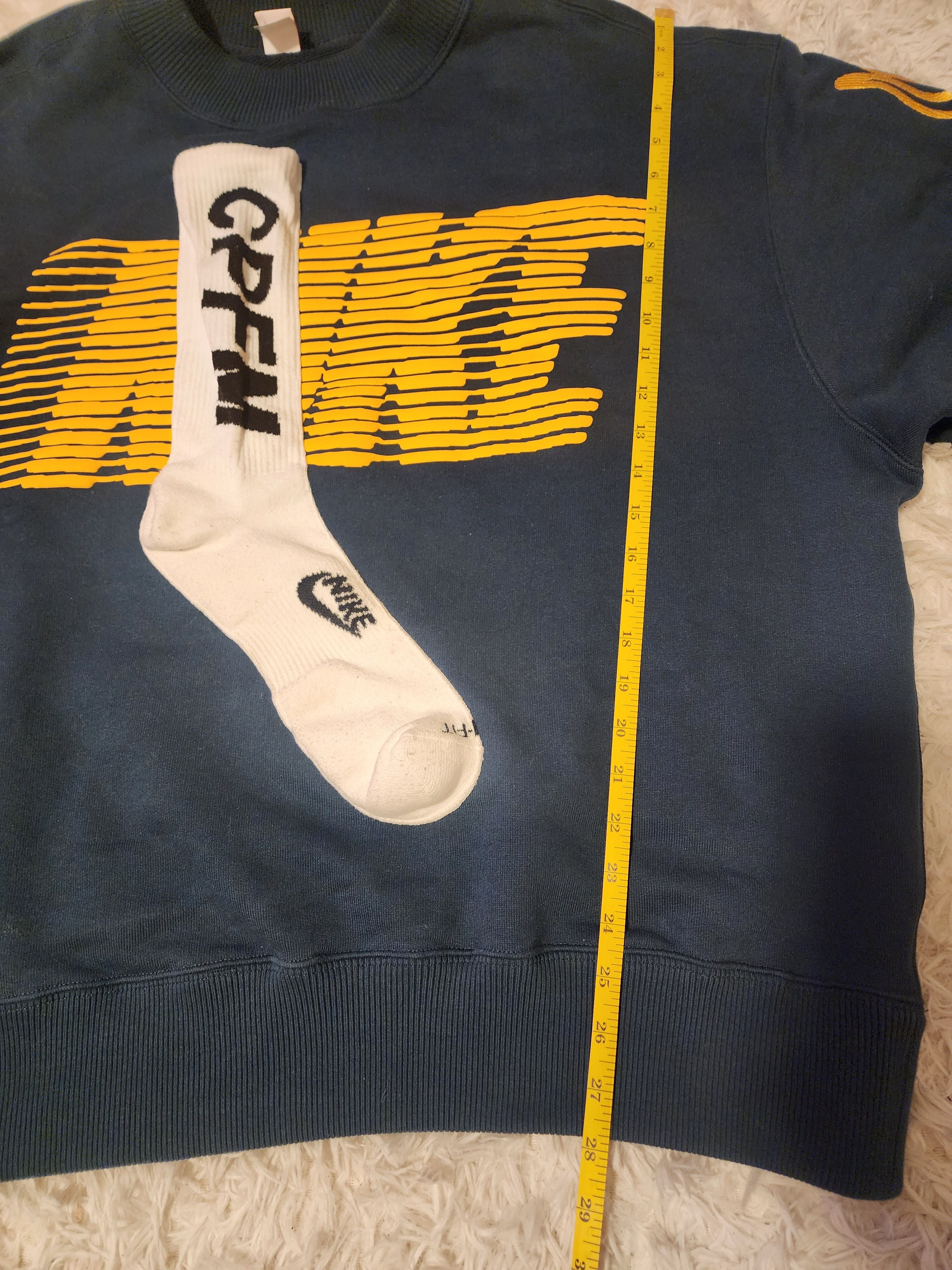 Cactus Plant Flea Market × Nike Nike X CPFM Socks Fleece Crewneck sweatshirt Size US L / EU 52-54 / 3 - 8 Thumbnail