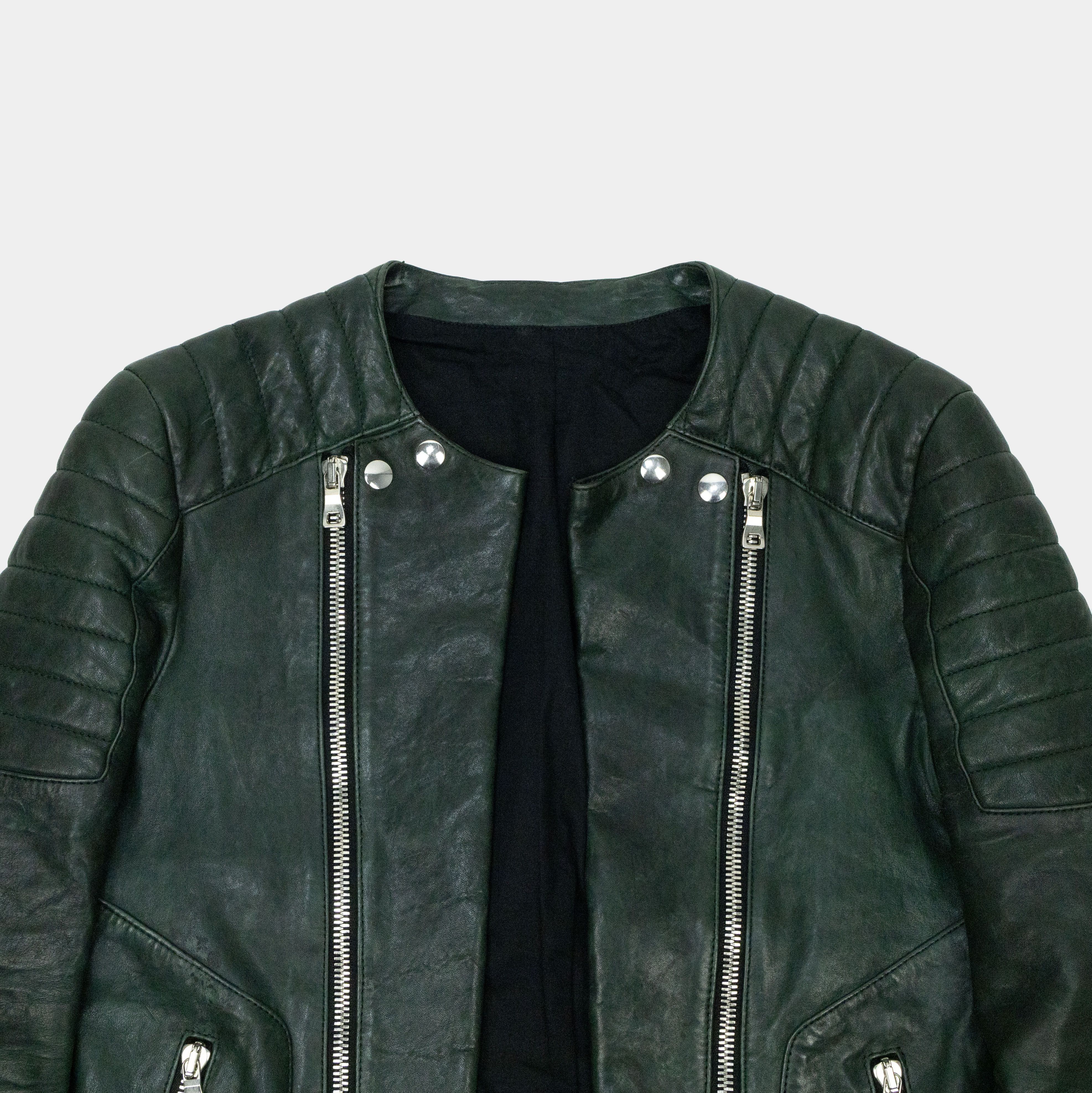 Balmain Balmain S/S 2013 Leather Biker Jacket Size US M / EU 48-50 / 2 - 5 Thumbnail