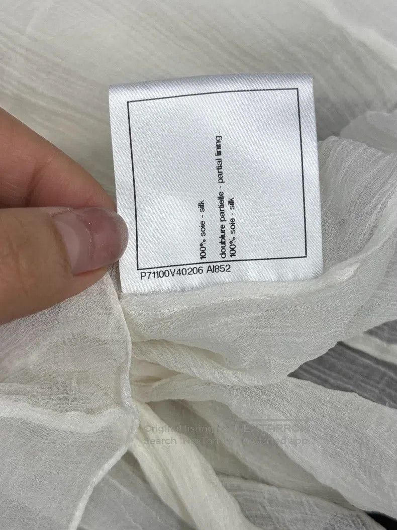 Chanel Chanel High-end handicraft workshop series white ruffle la Size XS / US 0-2 / IT 36-38 - 8 Thumbnail