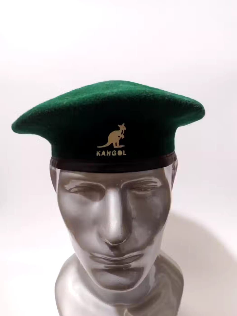 image of Kangol Monty Beret Hats in Olive, Men's