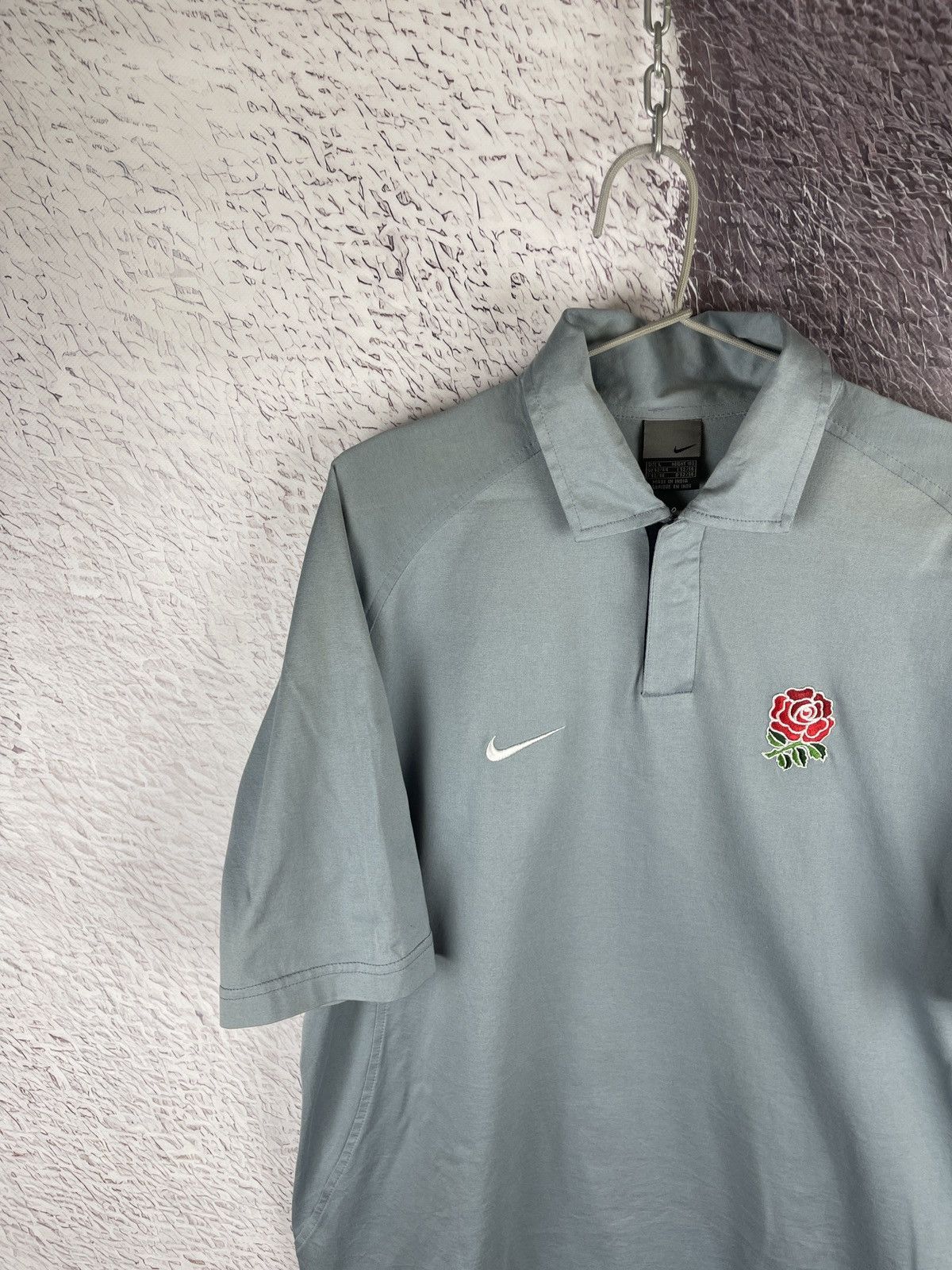Nike Nike vintage y2k double logo swoosh rugby polo tee shirt Size US L / EU 52-54 / 3 - 2 Thumbnail