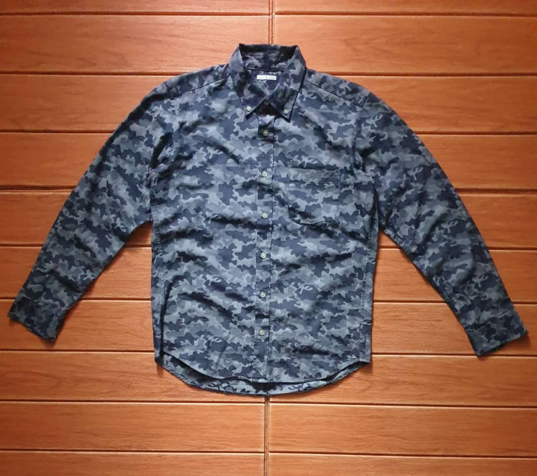 GU GU Camouflage Japanese brand Shirt Size US M / EU 48-50 / 2 - 5 Thumbnail