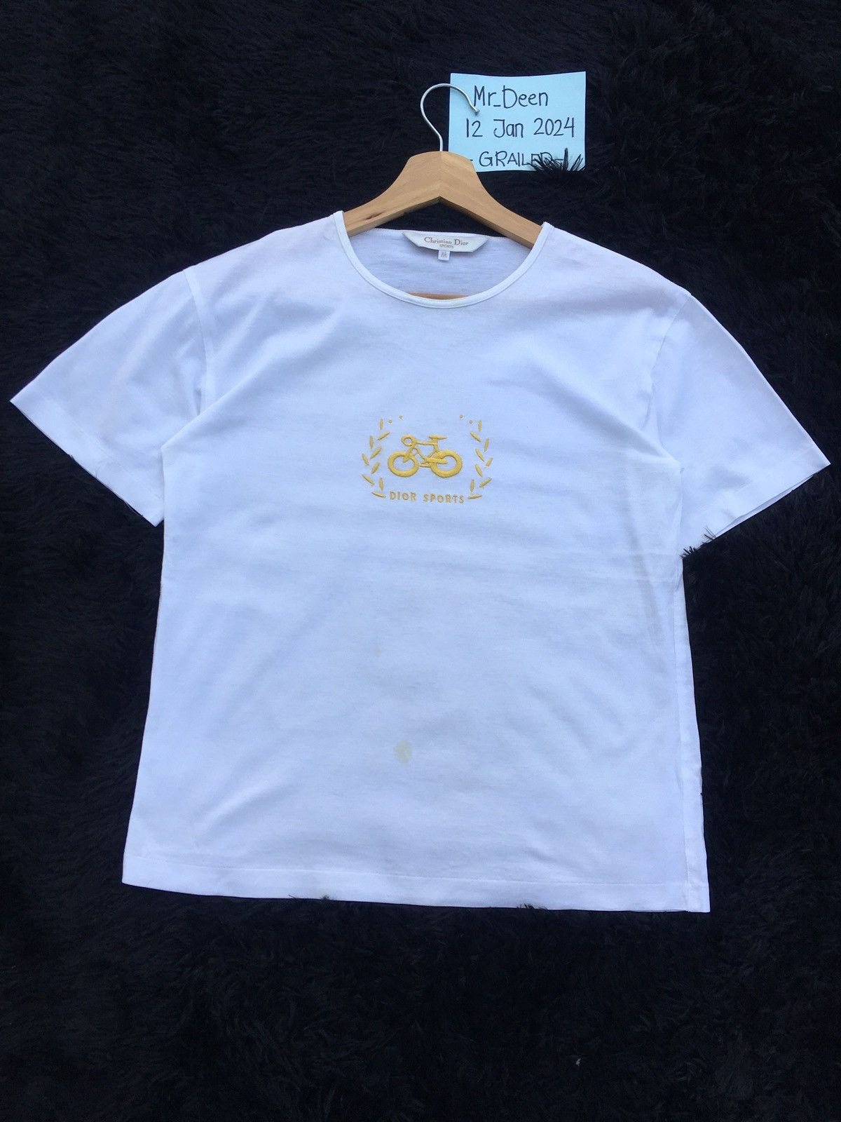 Christian Dior Monsieur Rare Vintage Christian Dior Spellout Tshirt Size M / US 6-8 / IT 42-44 - 2 Thumbnail