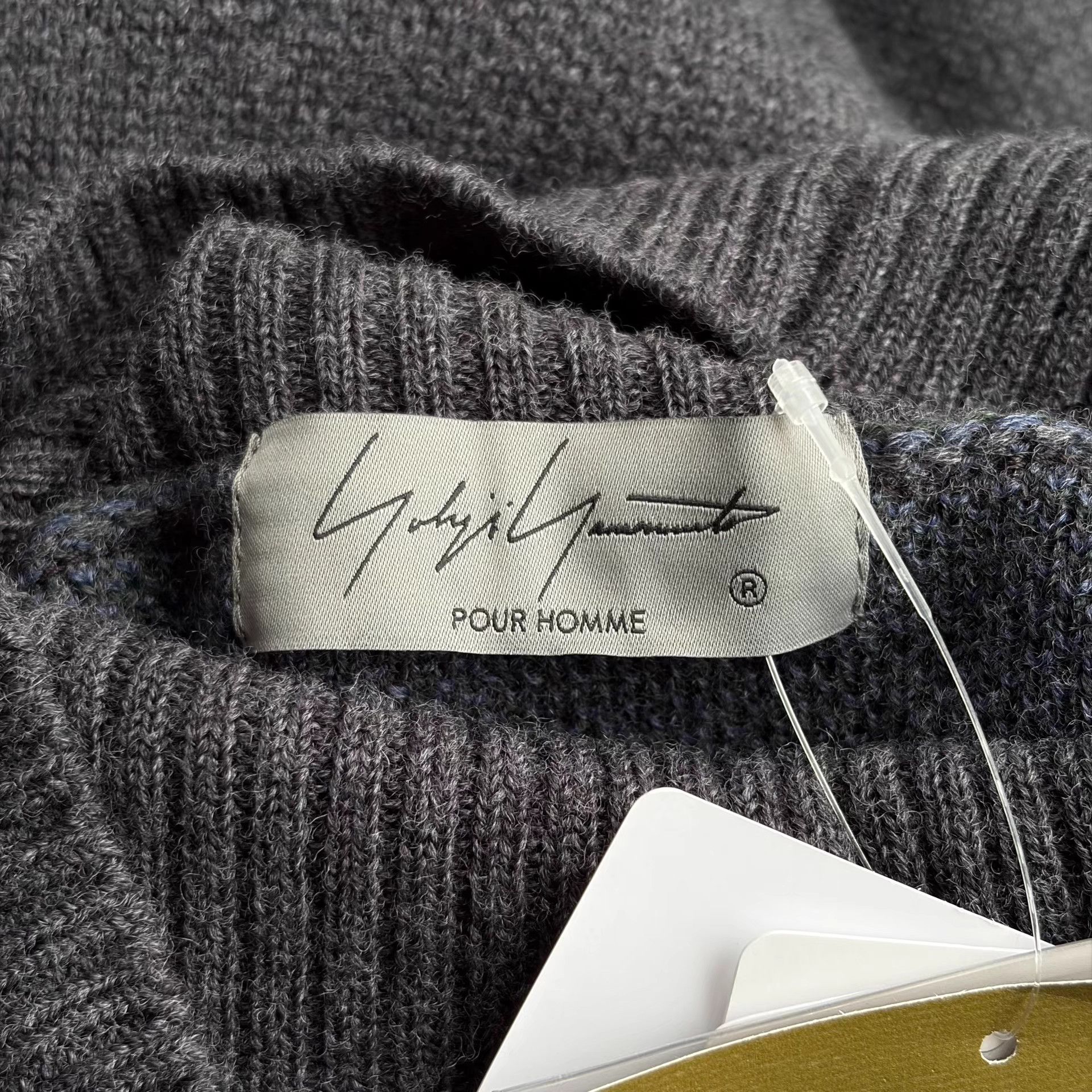 Yohji Yamamoto Yohji Yamamoto 24aw Blue Purple Stripe Turtleneck K4 Size US L / EU 52-54 / 3 - 6 Thumbnail
