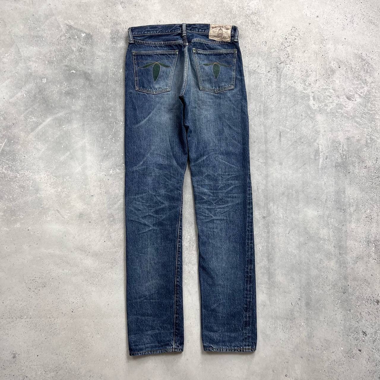 Warehouse & Co. Brown-Duck Digger by Warehouse & Co Selvedge Jeans Blue W30 Size US 30 / EU 46 - 3 Thumbnail