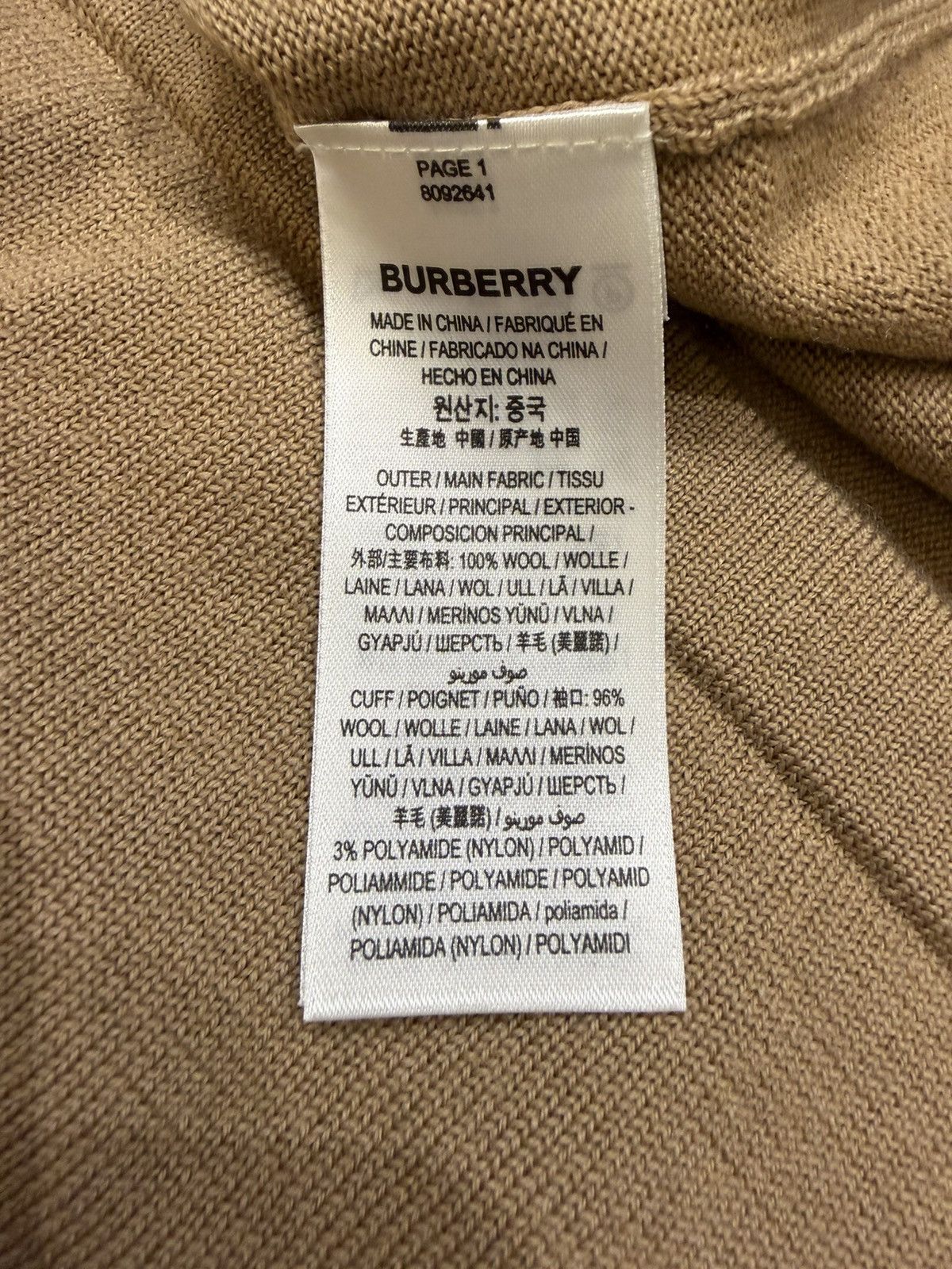 Burberry Burberry Wool Longsleeve Polo Size US M / EU 48-50 / 2 - 4 Thumbnail