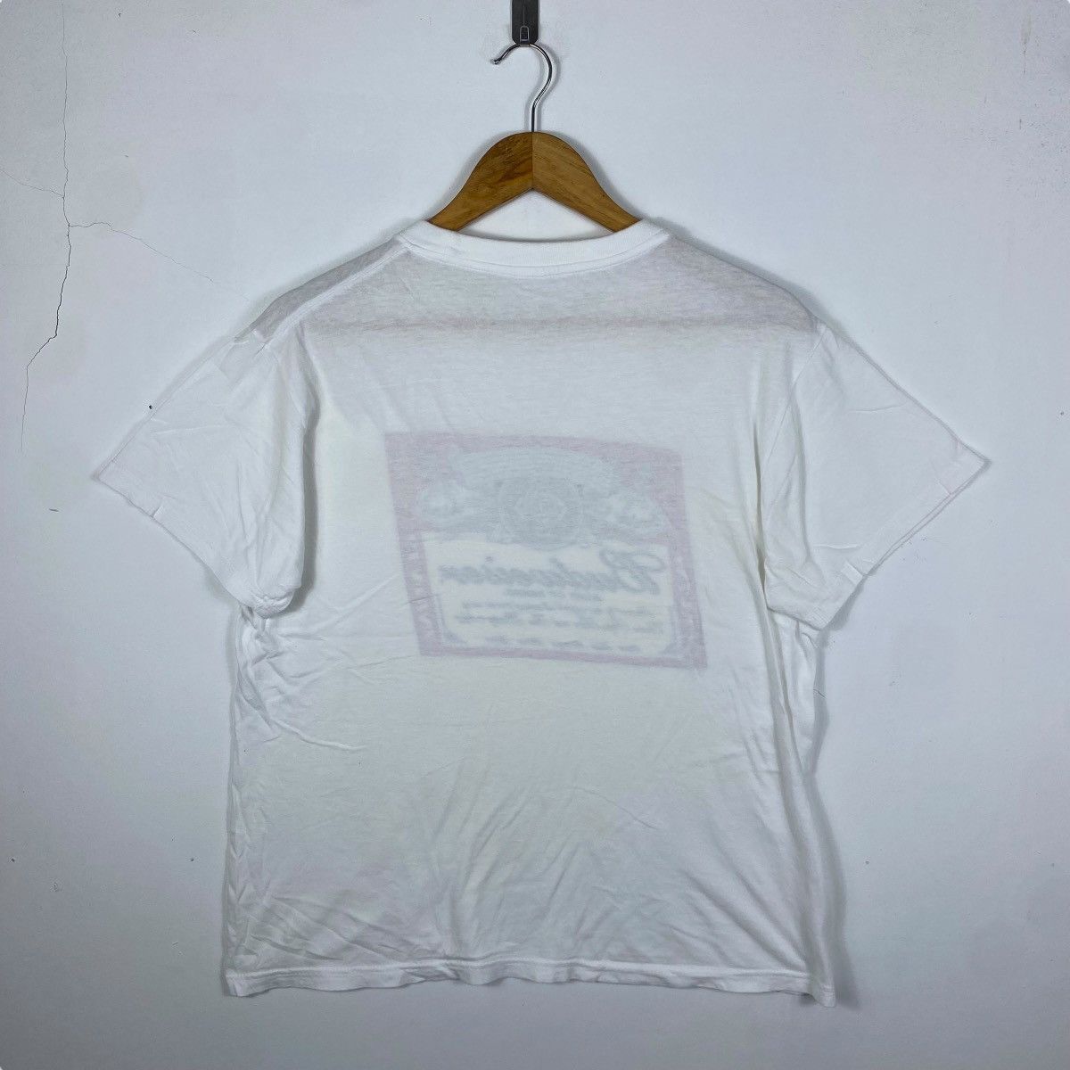 Budweiser Vintage 80's BUDWEISER King Of Beers Distressed Tee Shirt Size US M / EU 48-50 / 2 - 5 Thumbnail
