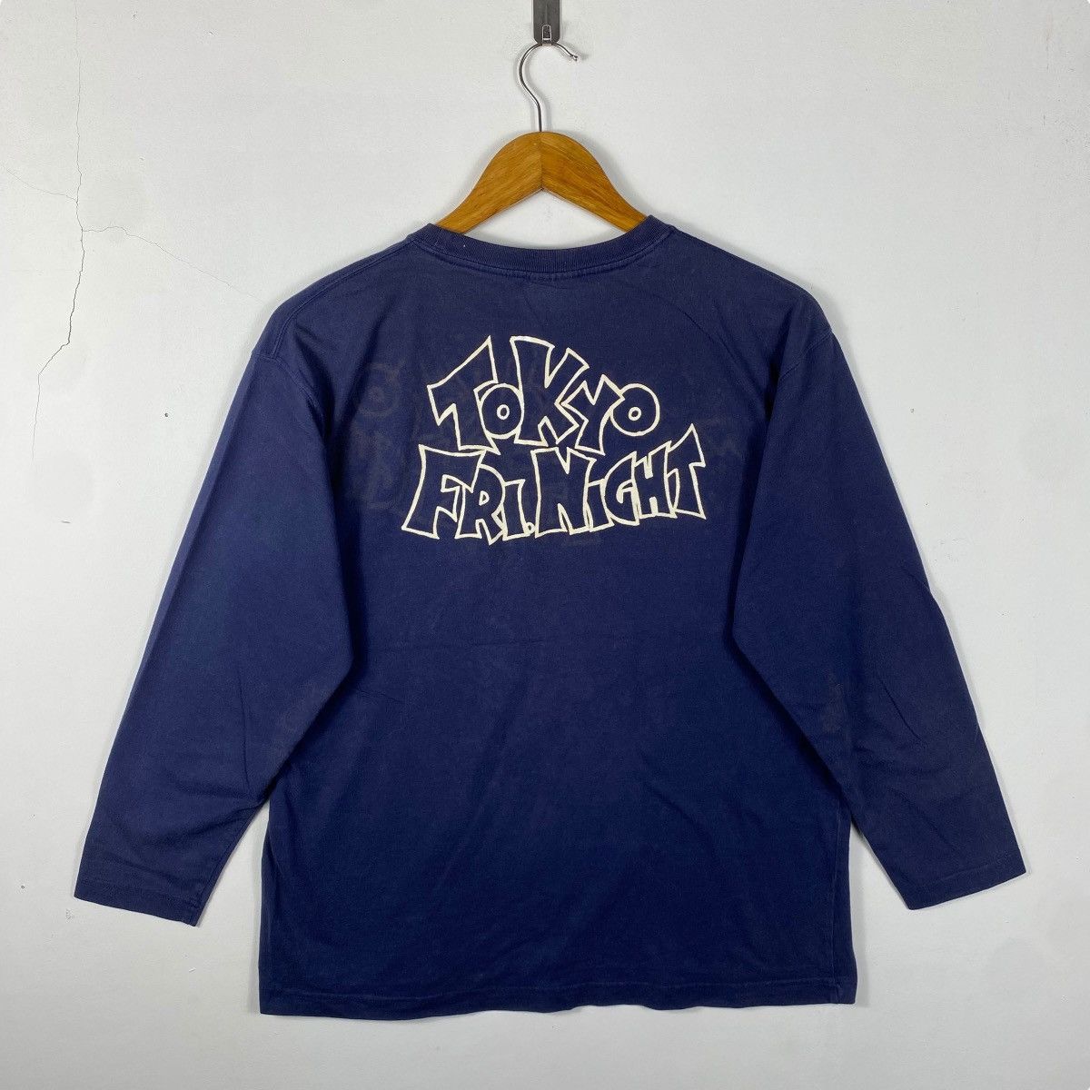 Japanese Brand Vintage IBUKI URANO Tokyo Fri Night Graphic Longsleeve Faded Size US L / EU 52-54 / 3 - 4 Thumbnail
