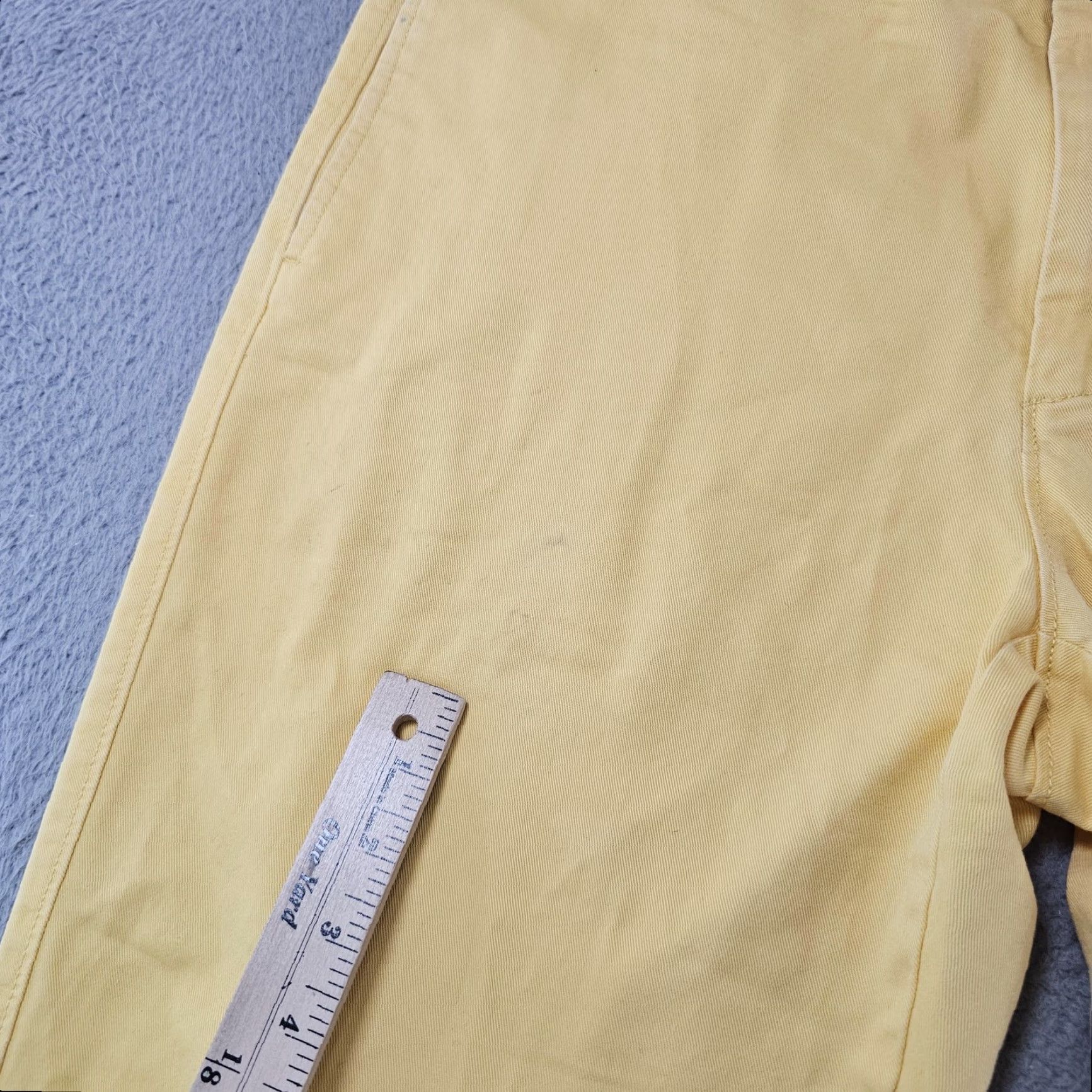 J.Crew J.Crew Chino Pants Mens 34X28 Yellow Cotton Classic Straight Flat Front Casual Shirt Pants? Size US 34 / EU 50 - 5 Thumbnail