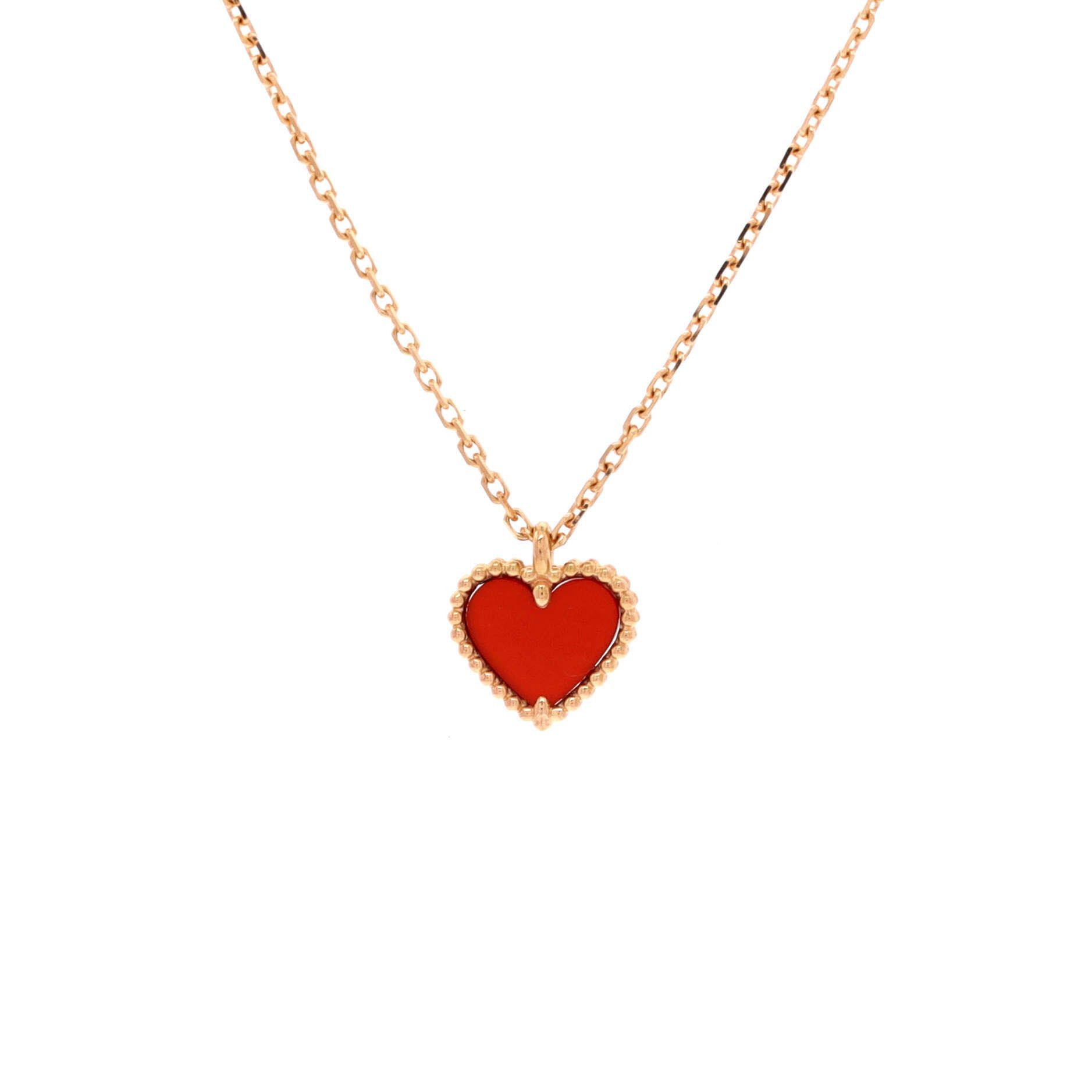 Van Cleef & Arpels Sweet Alhambra Heart Pendant Necklace Size ONE SIZE - 1 Thumbnail