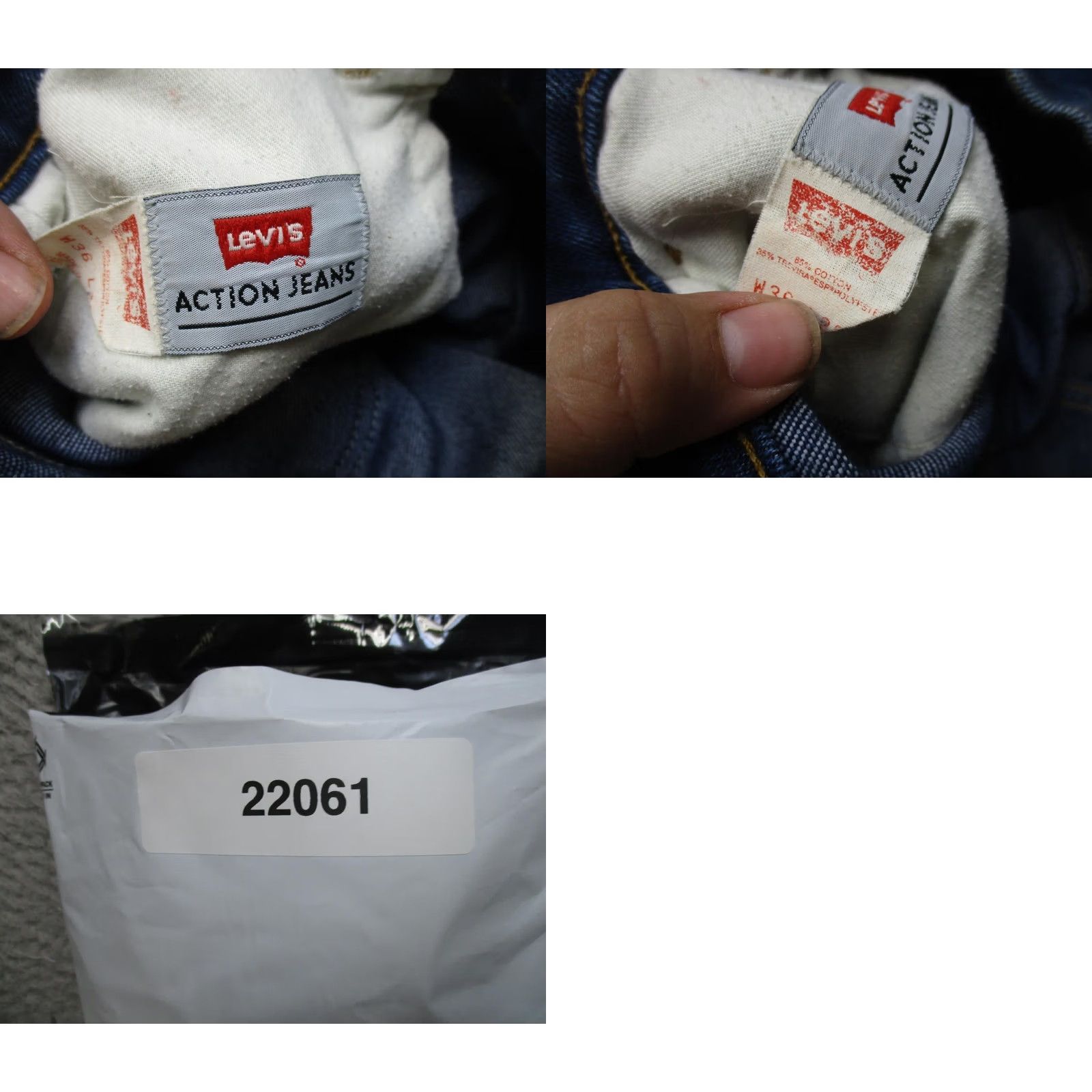 Levi's VINTAGE Levi's Mens Jeans Blue Med Wash Straight Regular Denim 36x30 Size US 36 / EU 52 - 9 Thumbnail