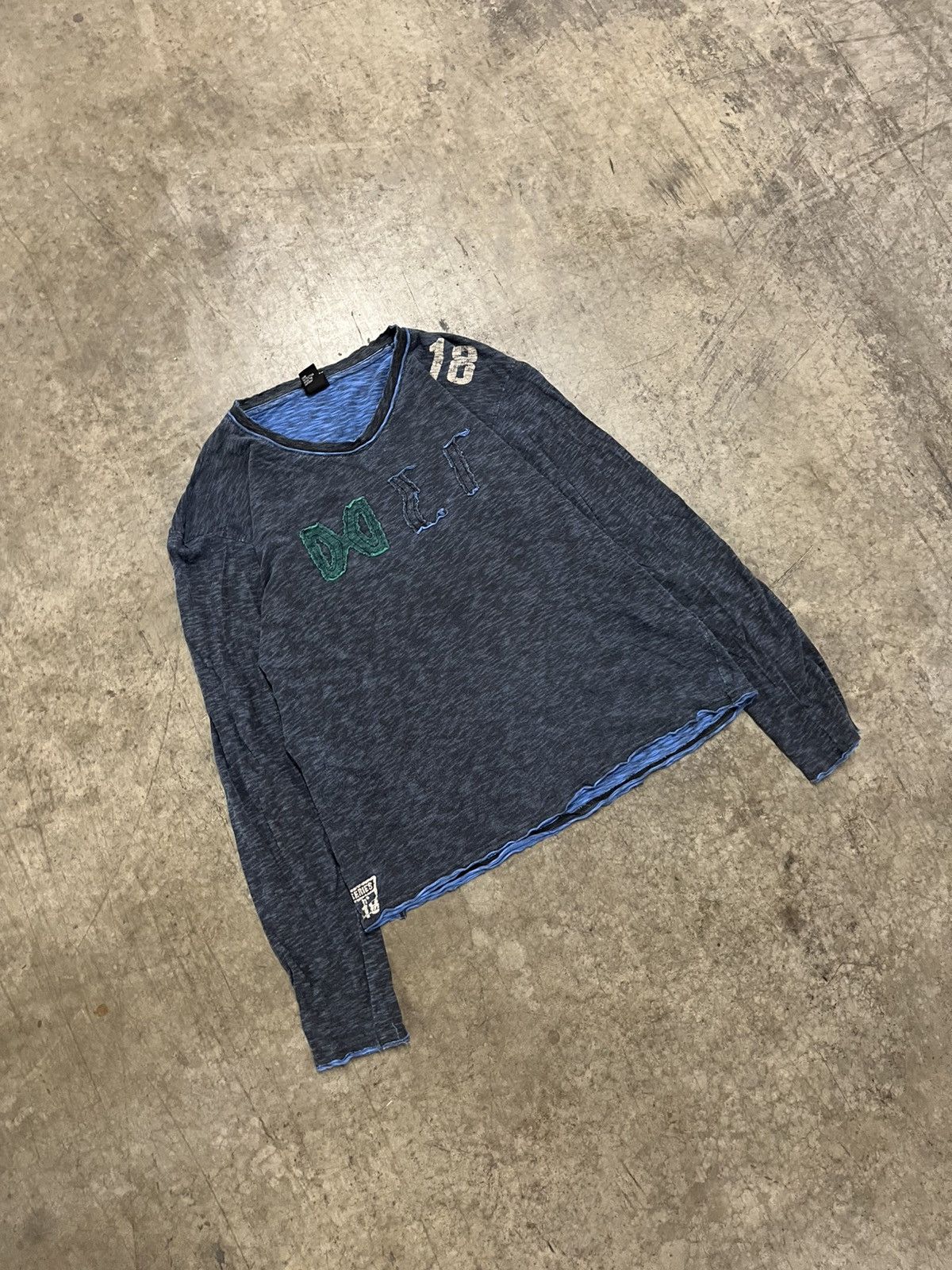 Diesel × Vintage Disel y2k longsleeve grunge skater opium streetwear hype Size US XL / EU 56 / 4 - 3 Thumbnail