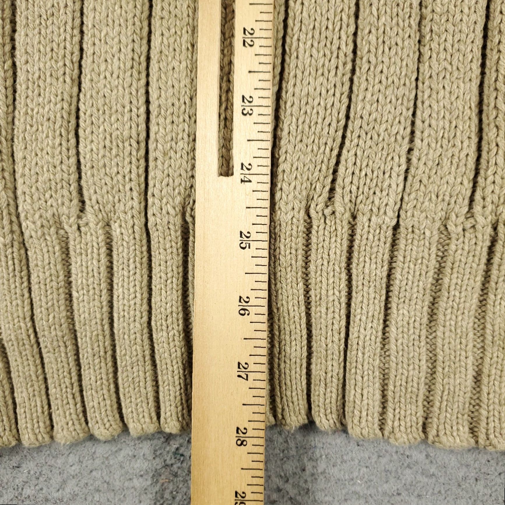 Ralph Lauren VINTAGE Ralph Lauren Sweater Womens XL Beige Knit Pullover Long Sleeve Crew Neck Classic Sports Size XL / US 12-14 / IT 48-50 - 7 Thumbnail