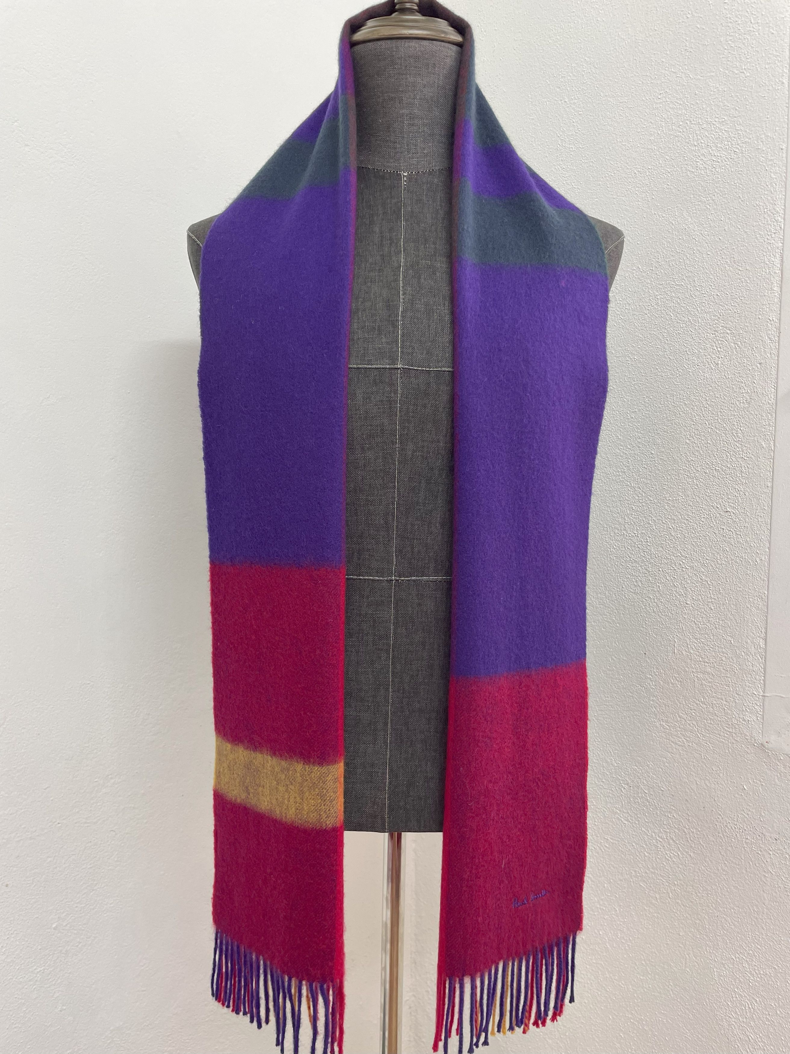 Paul Smith Paul Smith Scarf / Muffler - 6194 Size ONE SIZE - 2 Thumbnail