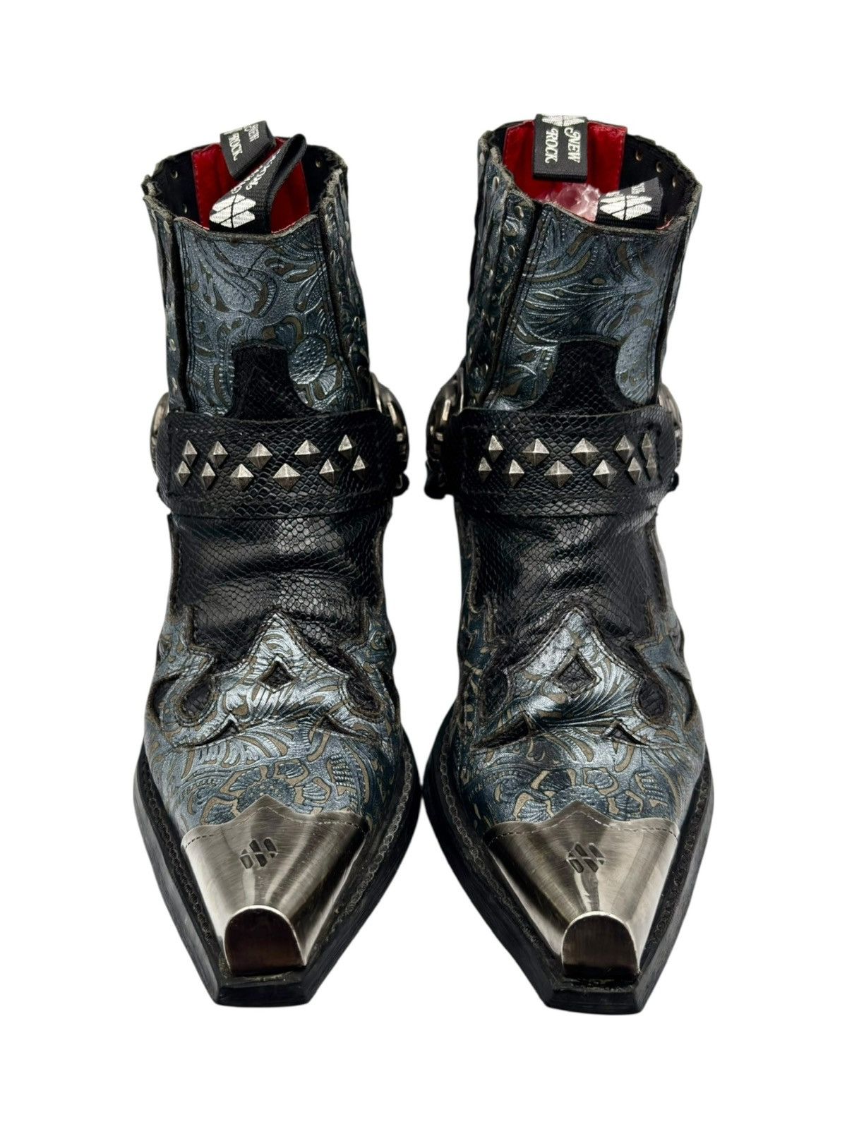 New Rock Vintage New Rock steel cap cowboy boots Size 40 Size US 10 / IT 40 - 2 Thumbnail