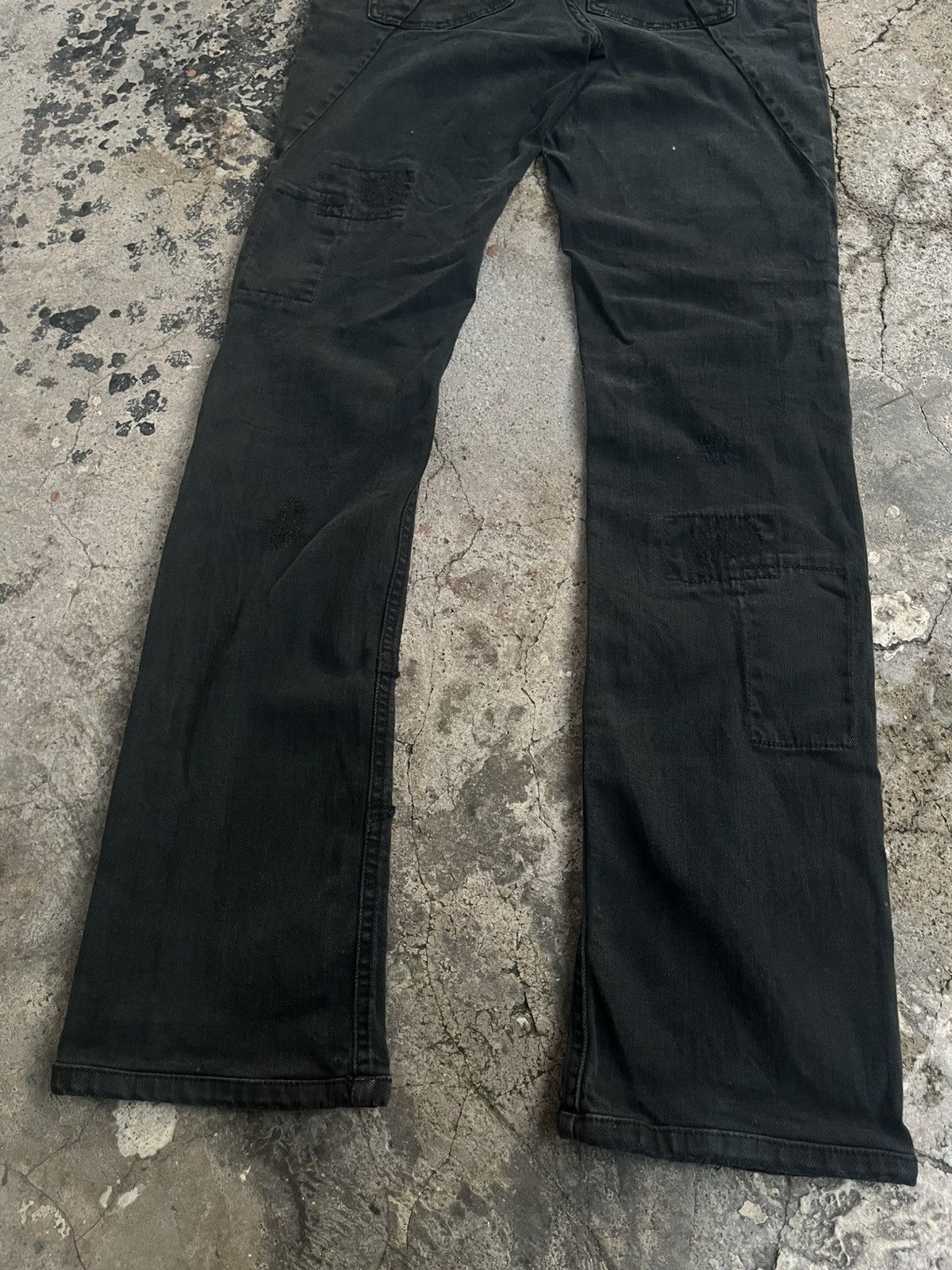 Isamu Katayama Backlash ZADIG & VOLTAIRE PATTERN BREAK PATCH WORK PANTS DENIM JEANS Size US 30 / EU 46 - 6 Thumbnail