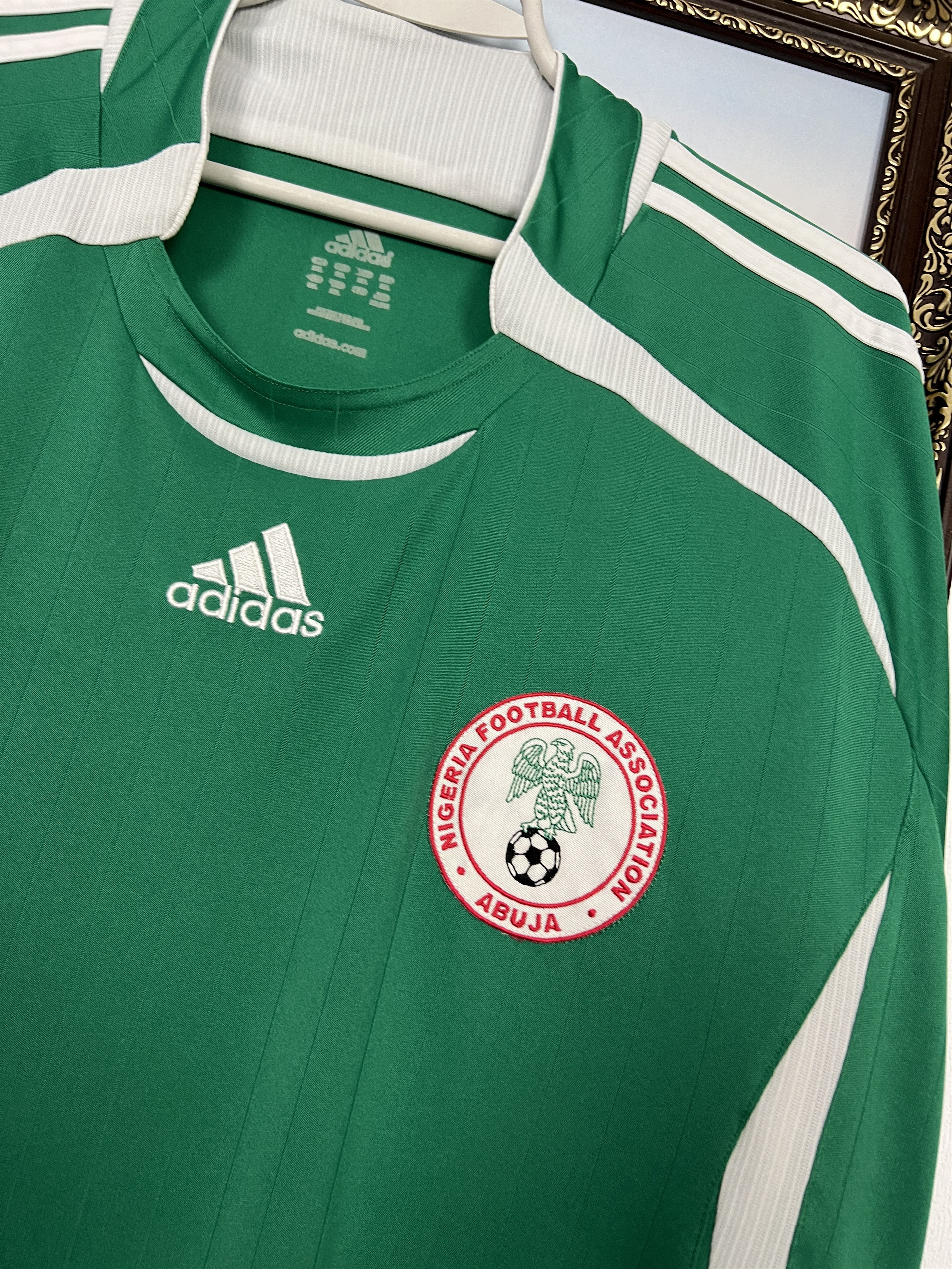 Adidas Nigeria Home football shirt 2005 Soccer Adidas Jersey Size US XXL / EU 58 / 5 - 3 Thumbnail