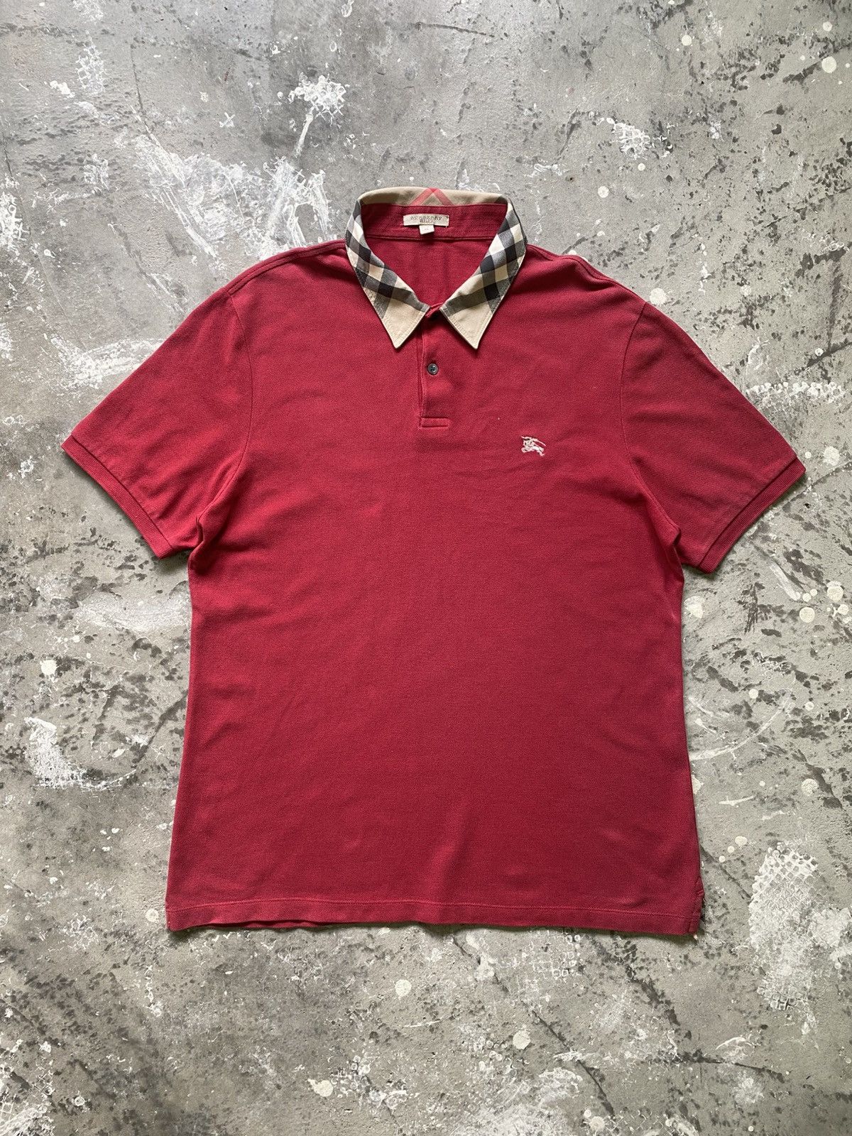 Burberry Burberry Brit Nova Check Polo Shirt Size US XL / EU 56 / 4 - 1 Thumbnail