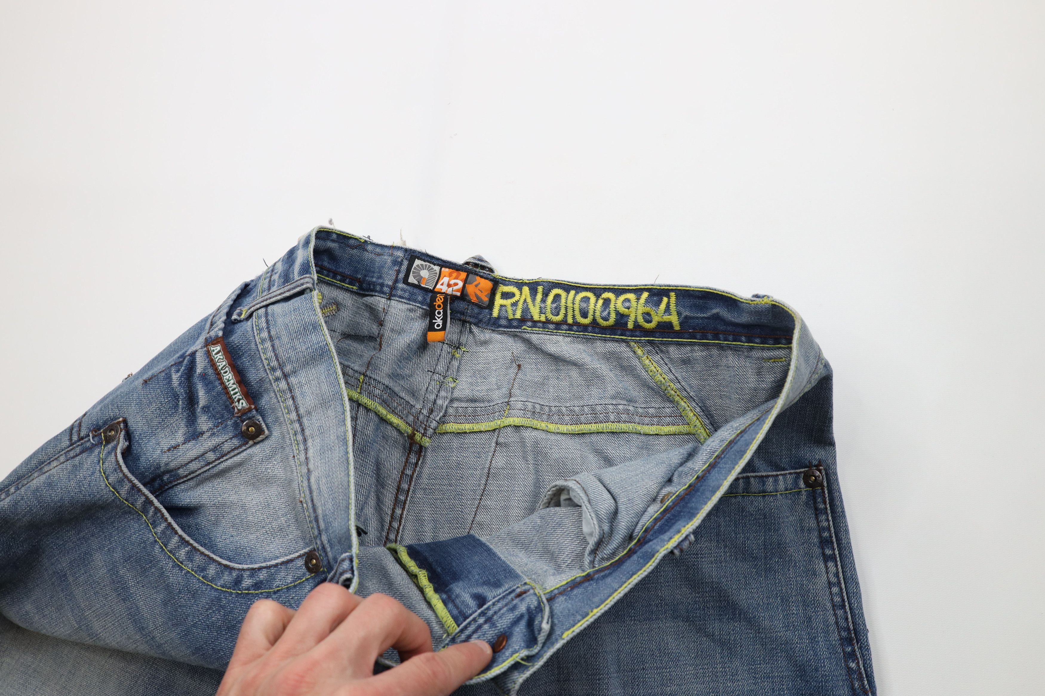 Vintage Vintage Y2K Streetwear Wide Leg Denim Jeans Blue Cotton Size US 42 / EU 58 - 8 Thumbnail