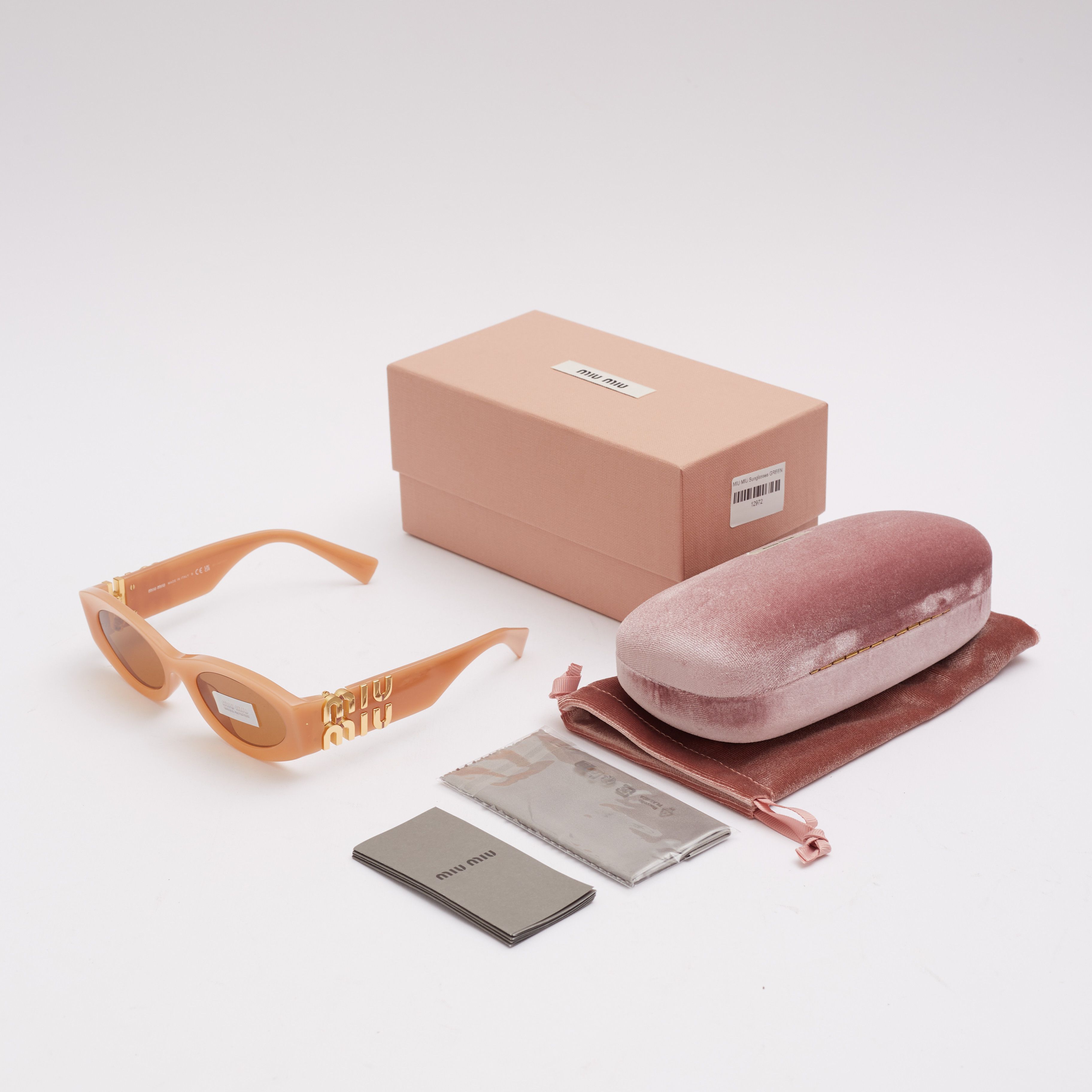 Miu Miu MIU MIU MU 11WS 14H2Z1 Sunglasses CARAMEL Size ONE SIZE - 2 Thumbnail
