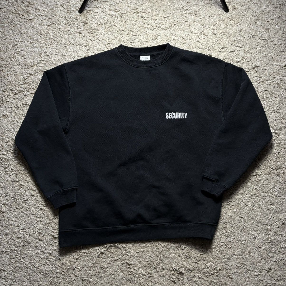 Vetements Vetements Security sweatshirt Size US XS / EU 42 / 0 - 2 Thumbnail