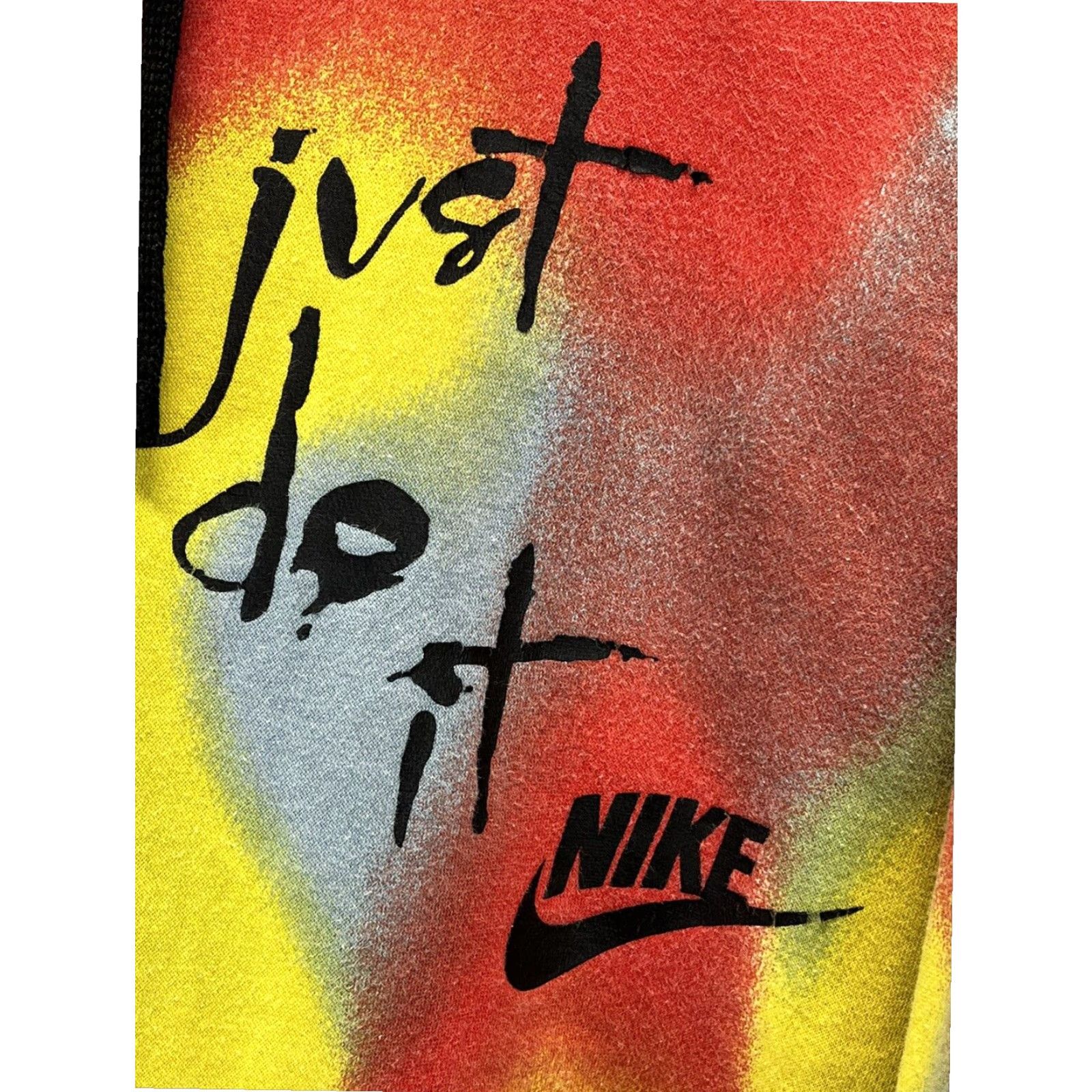 Nike Nike Action Speaks Hoodie Multicolor Tie Dye Mens Medium Pullover Sweatshirt Size US M / EU 48-50 / 2 - 4 Thumbnail
