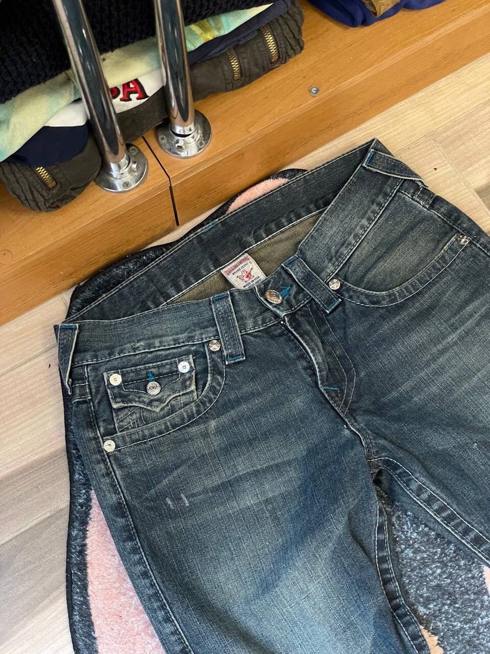 True Religion × Vintage TRUE RELIGION DISTRESSED DENIM Y2K JEANS Size US 30 / EU 46 - 12 Thumbnail